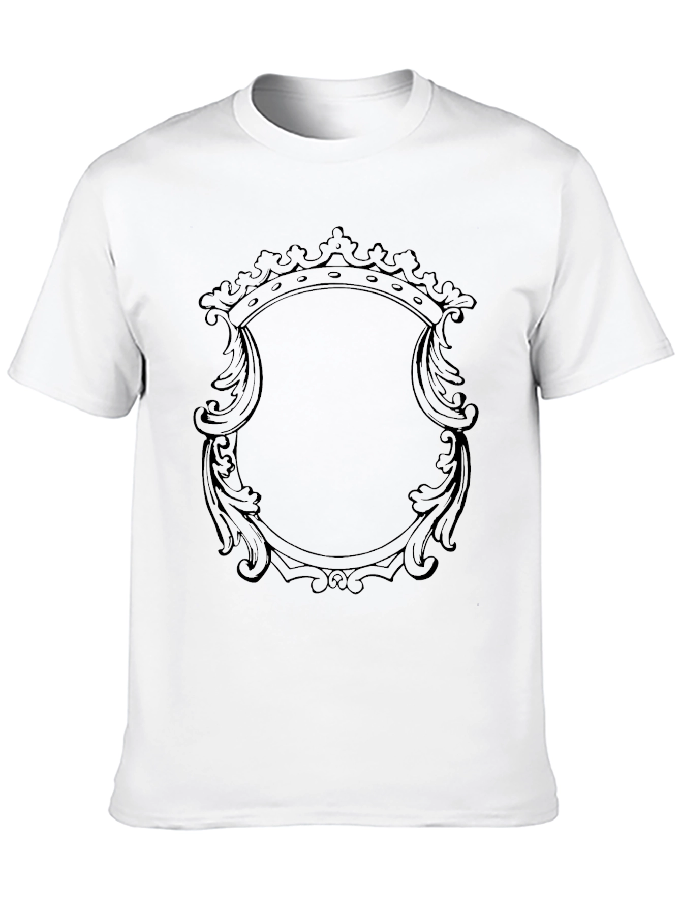 Crown Framed Graphic Tee - Stylish Menswear