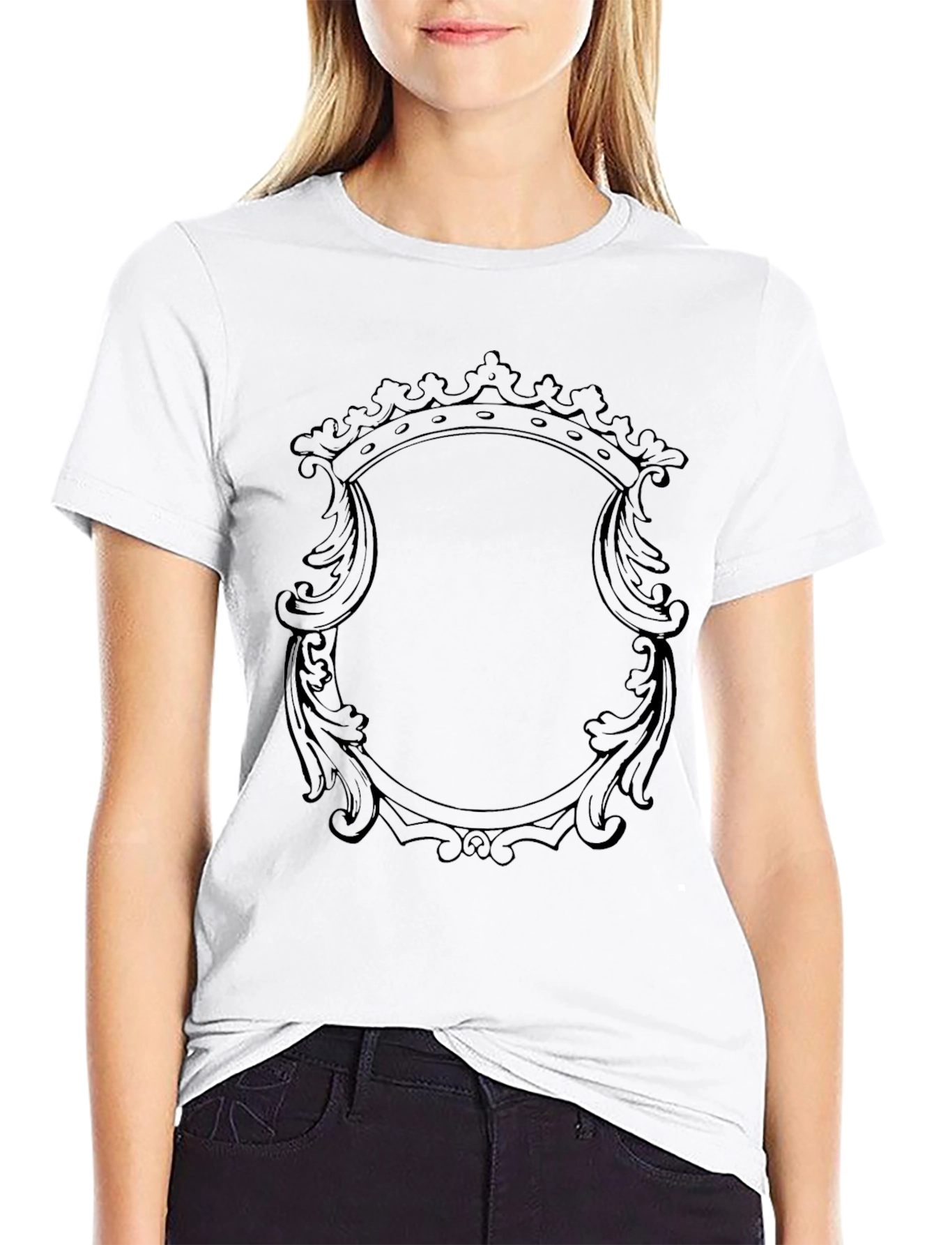 Crown Framed Graphic Tee - Stylish Menswear