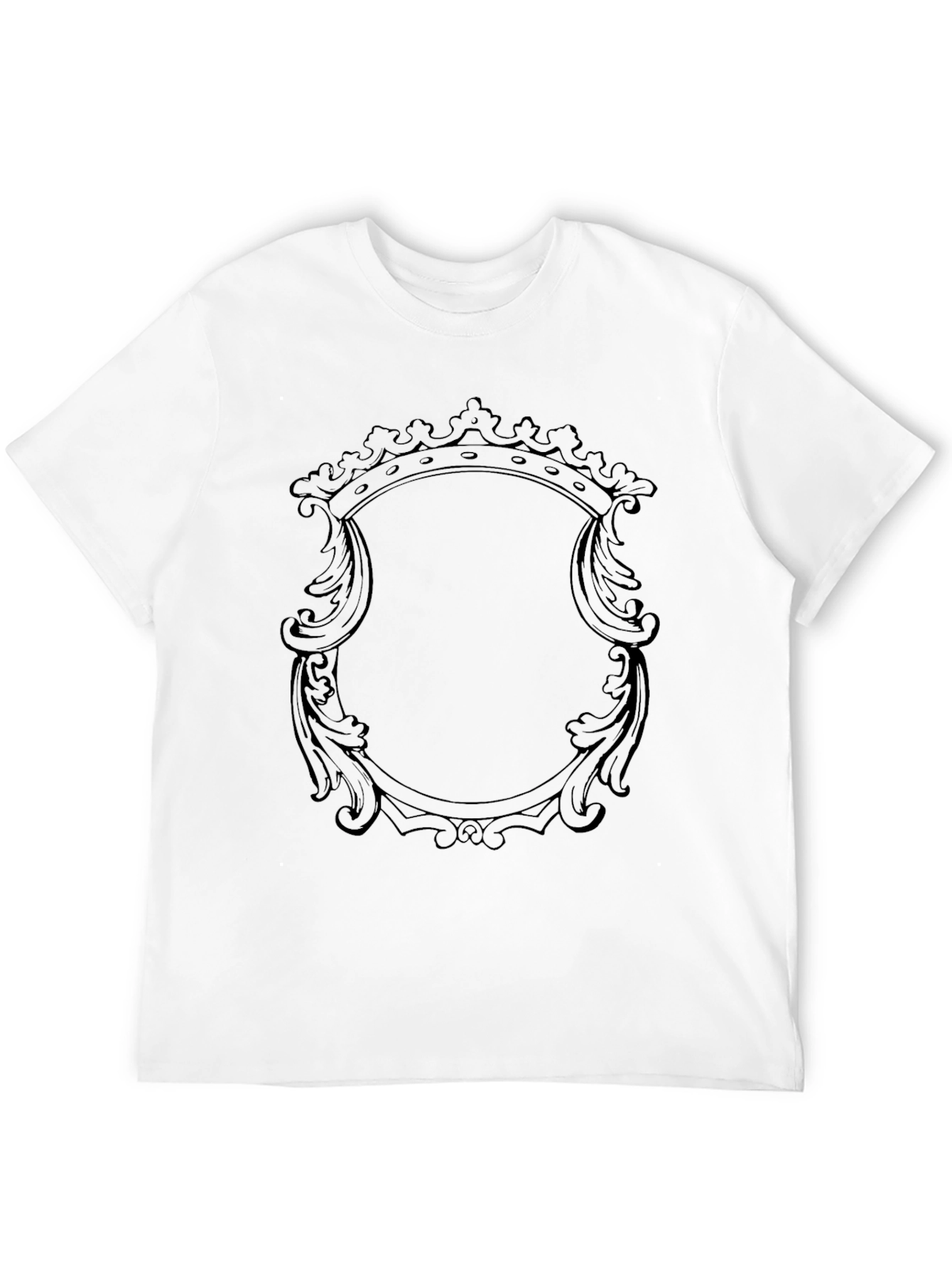 Crown Framed Graphic Tee - Stylish Menswear