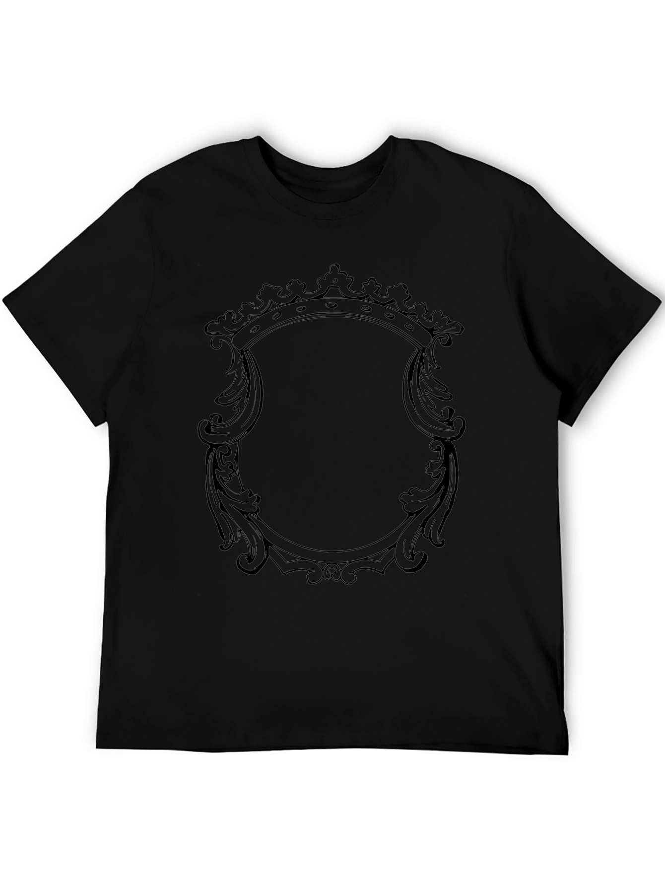 Crown Framed Graphic Tee - Stylish Menswear