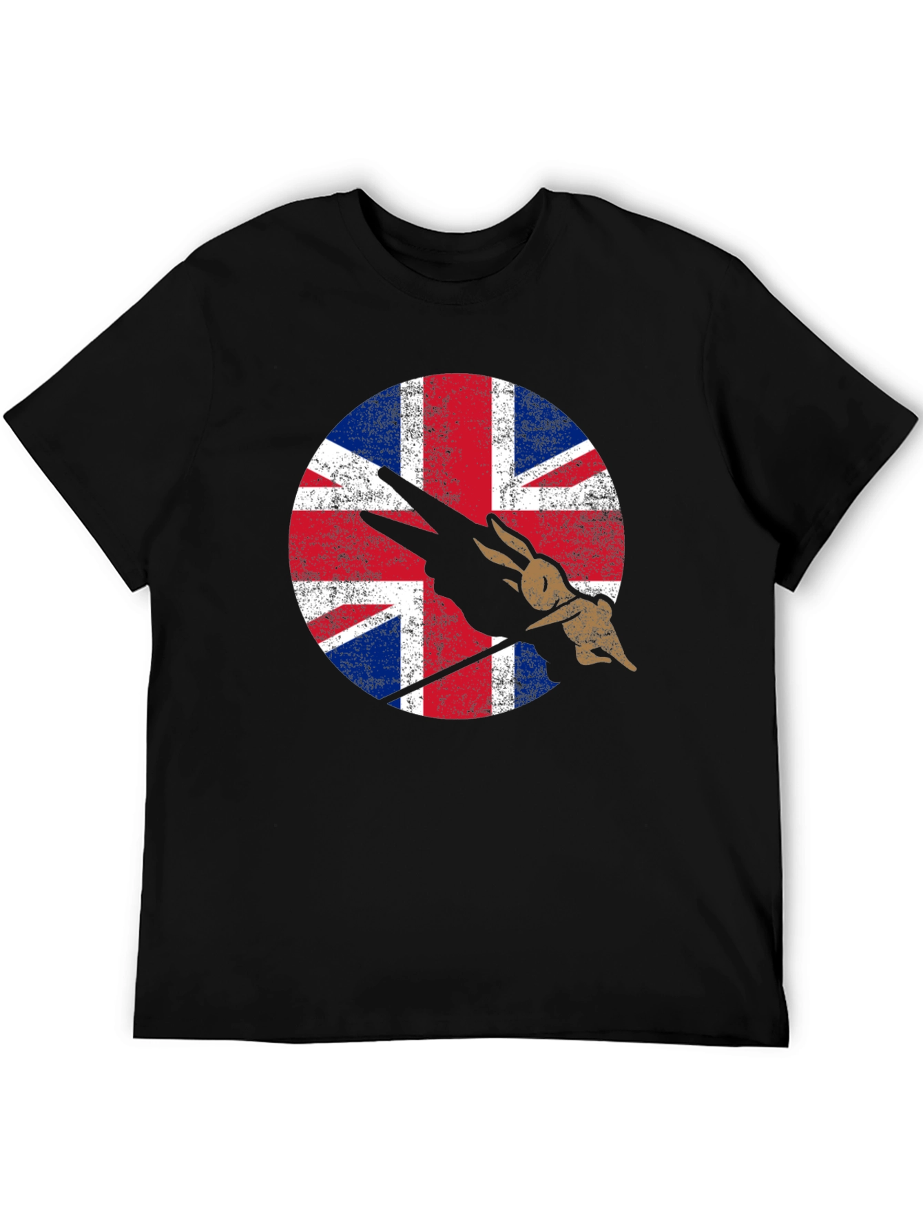 Union Jack Monty Python Rabbit T-Shirt