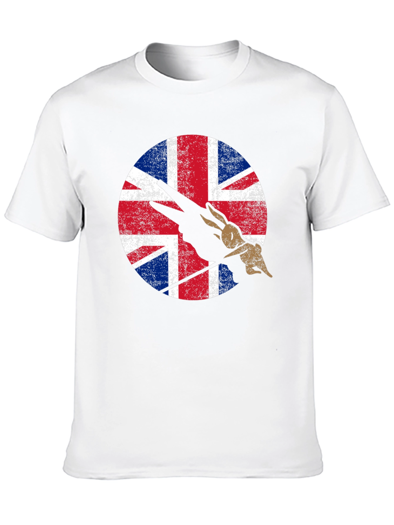 Union Jack Monty Python Rabbit T-Shirt