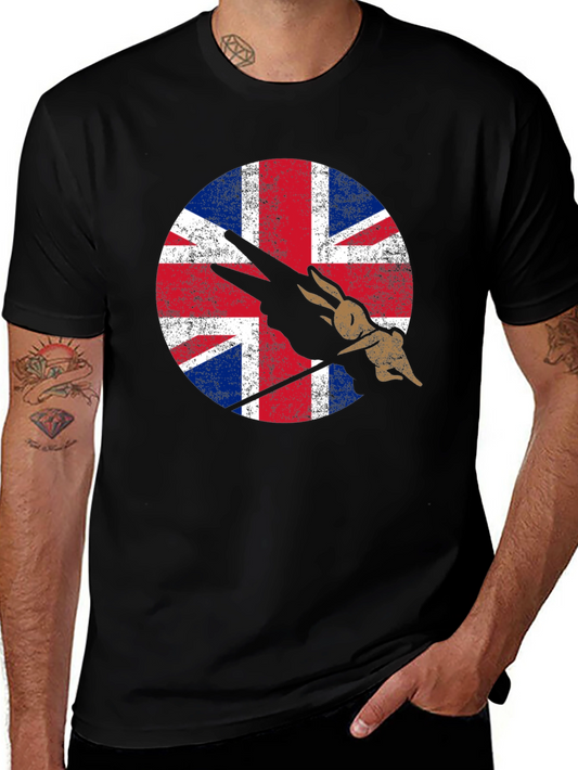 Union Jack Monty Python Rabbit T-Shirt