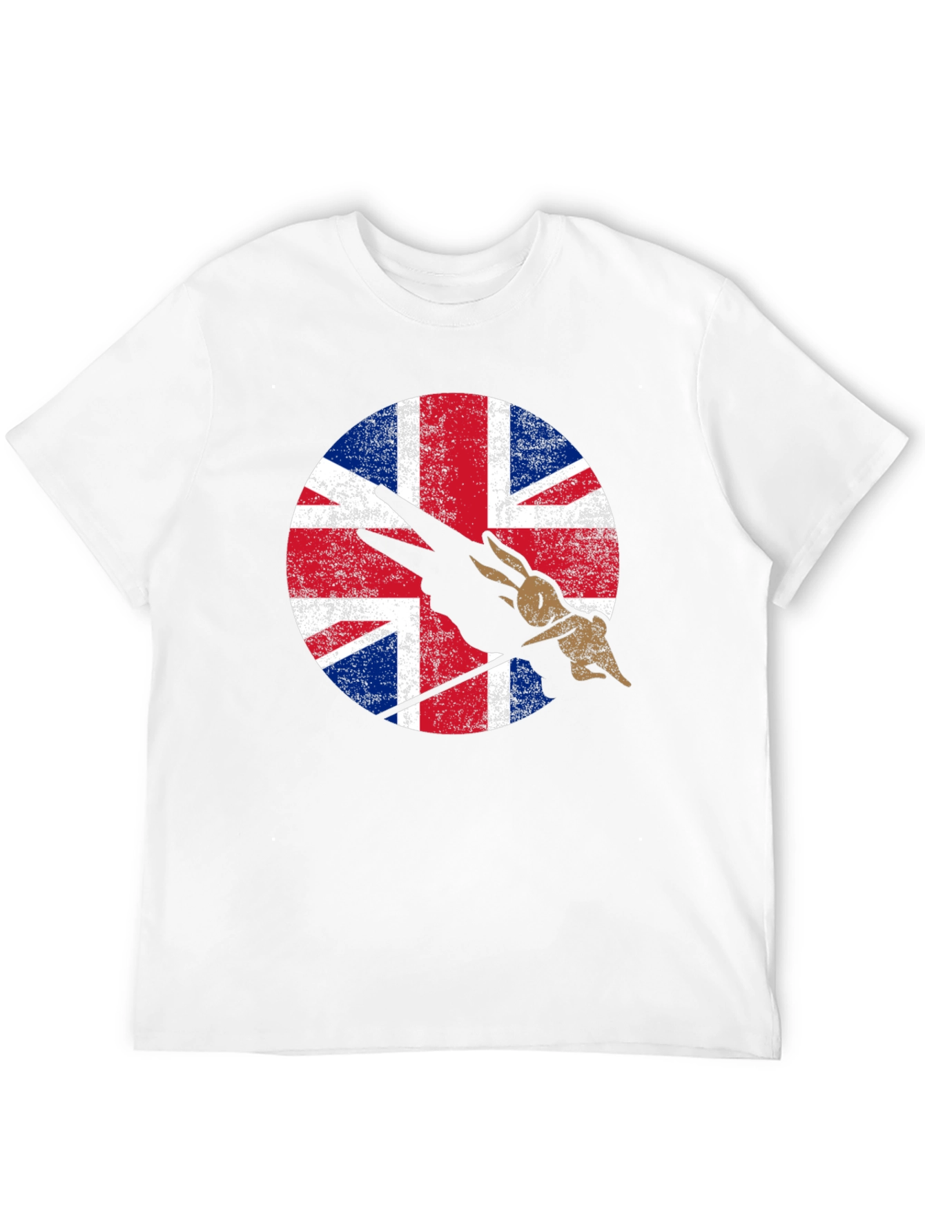 Union Jack Monty Python Rabbit T-Shirt