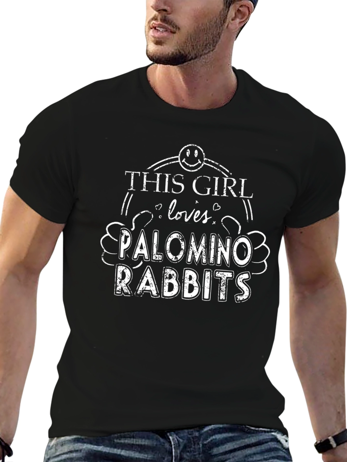 Palomino Rabbits Graphic T-Shirt - Unisex Black Tee