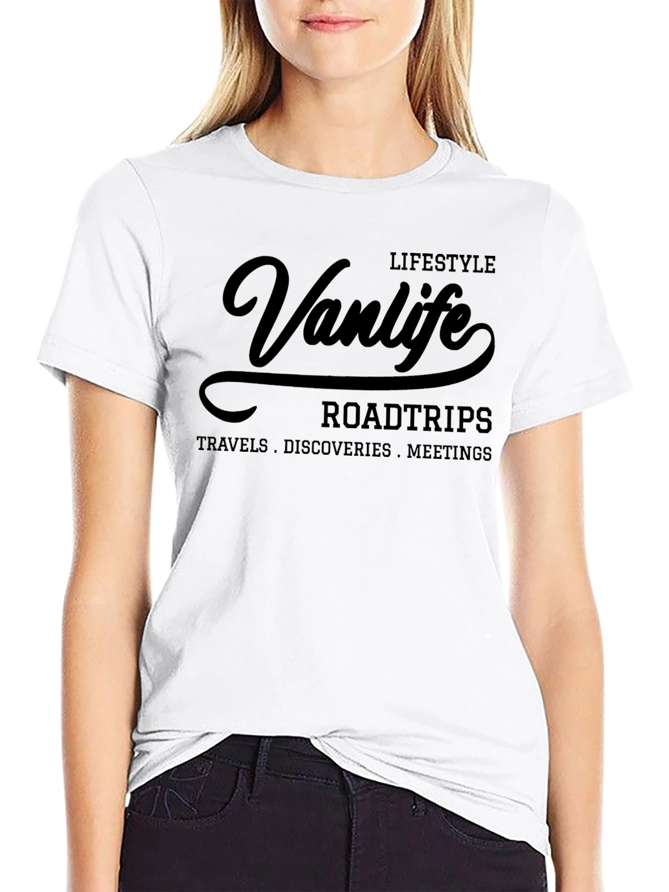 Vanlife Lifestyle T-Shirt: Road Trip Ready!