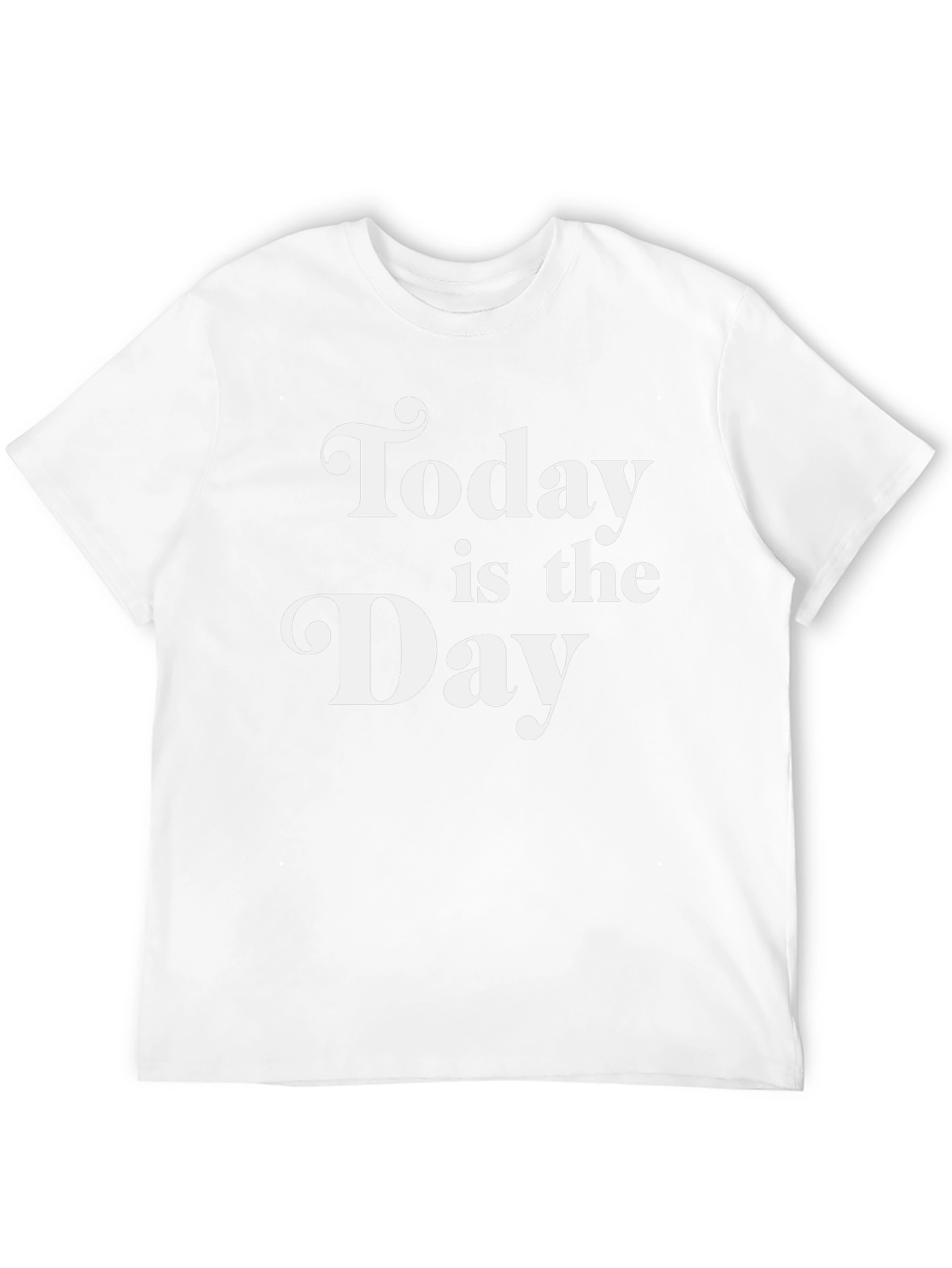 Today Is The Day Graphic Tee - Black