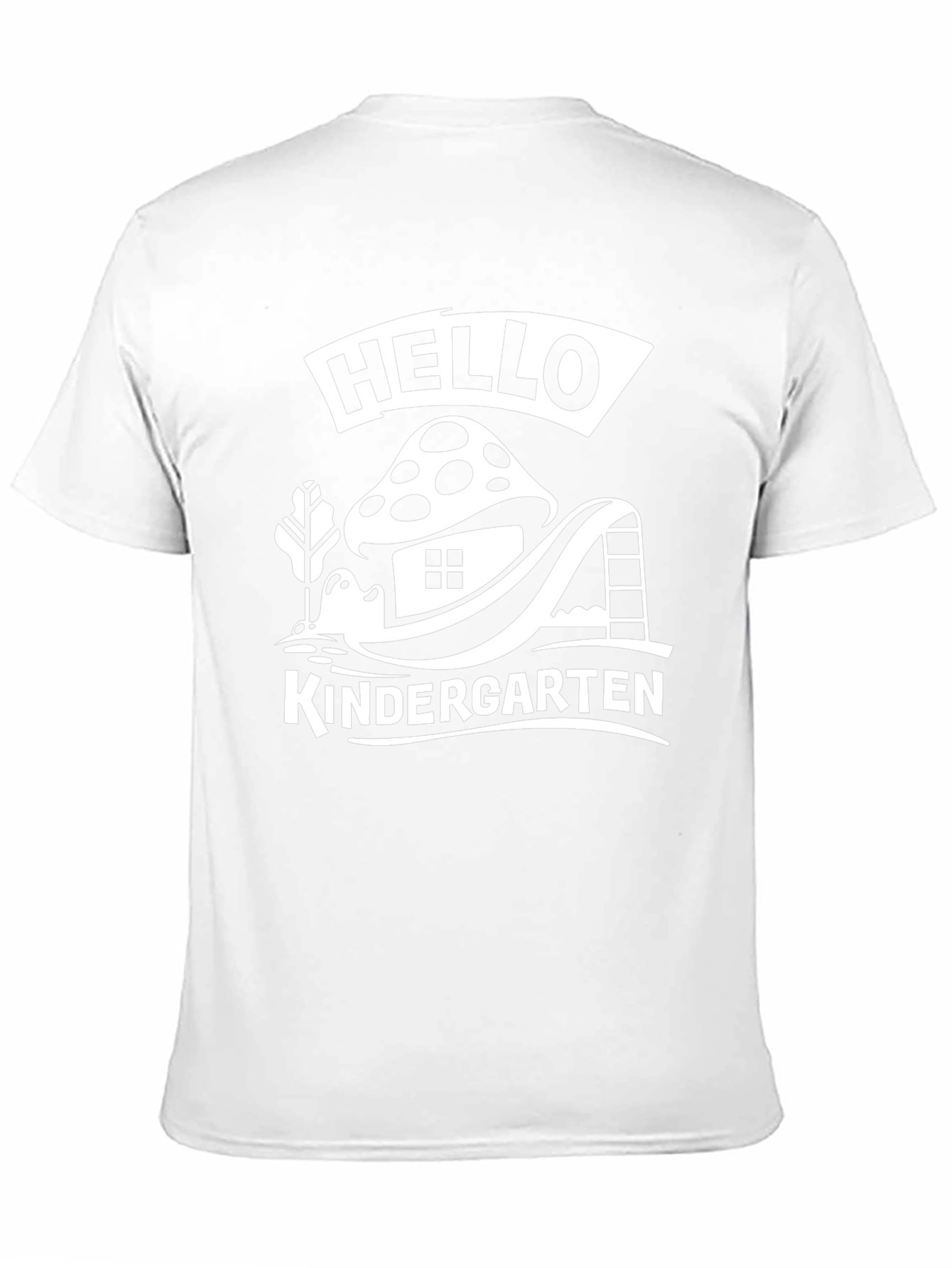 Hello Kindergarten Black T-Shirt