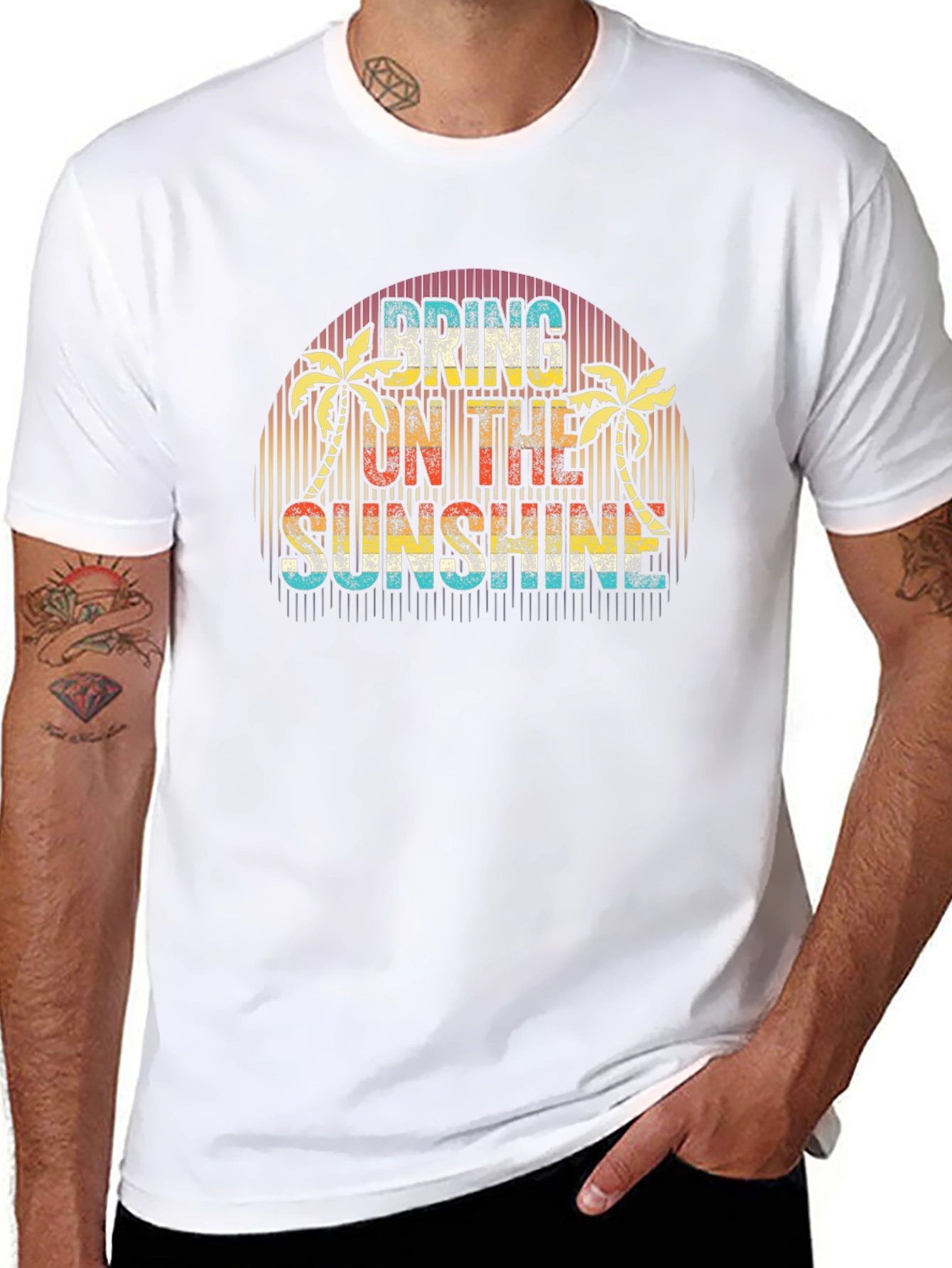 Retro Bring on the Sunshine Graphic T-Shirt