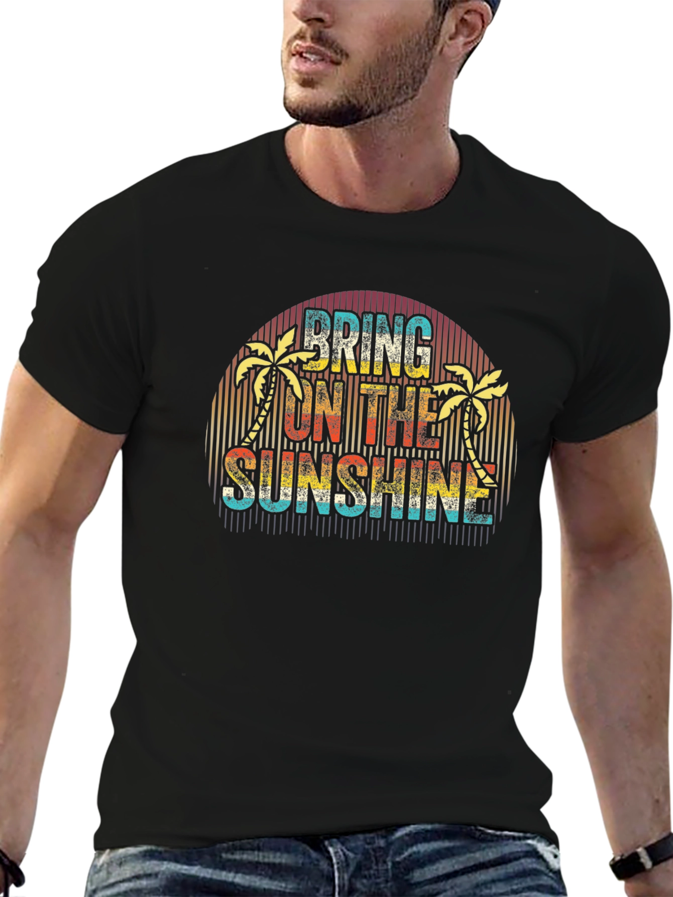 Retro Bring on the Sunshine Graphic T-Shirt