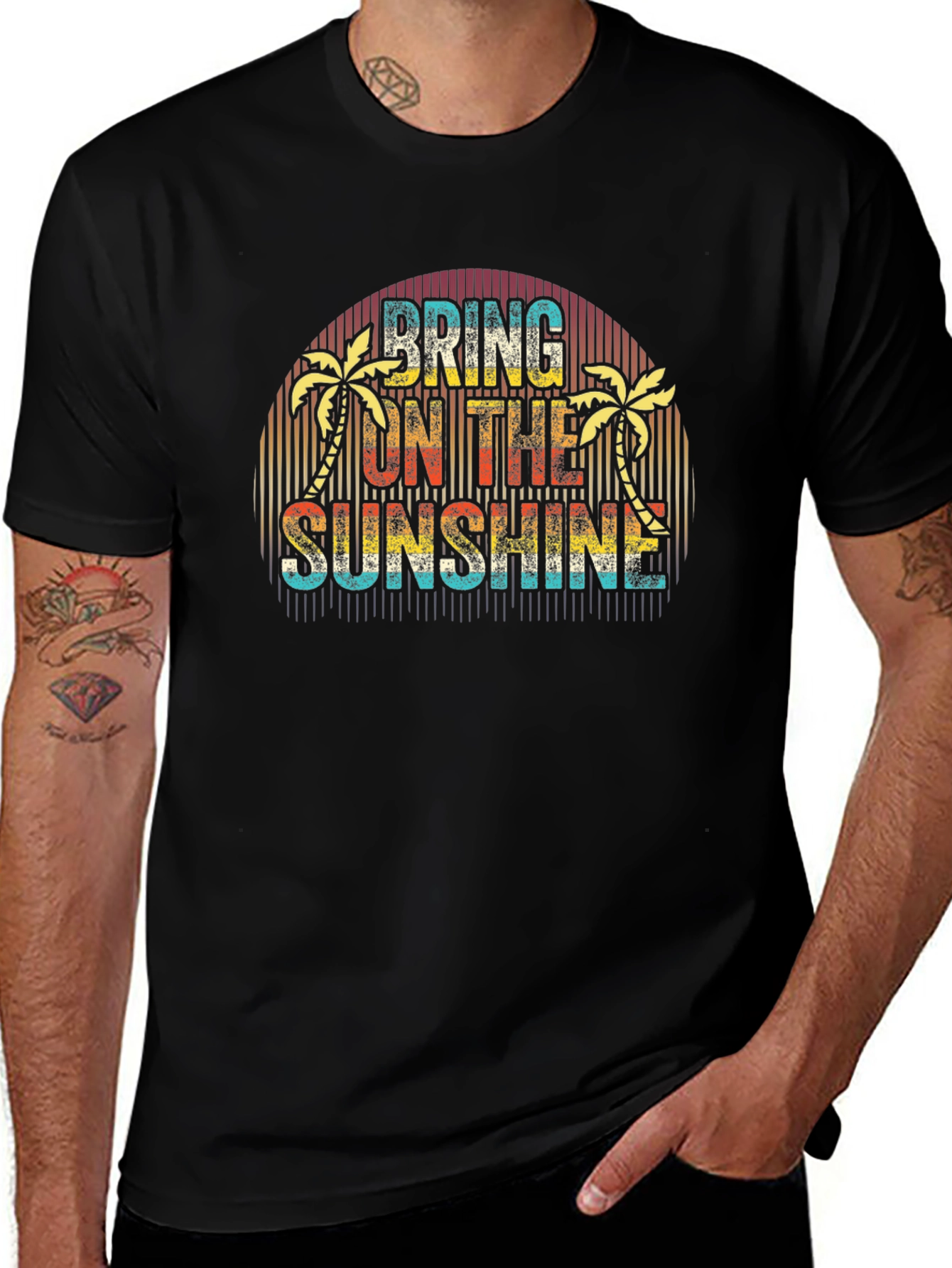 Retro Bring on the Sunshine Graphic T-Shirt