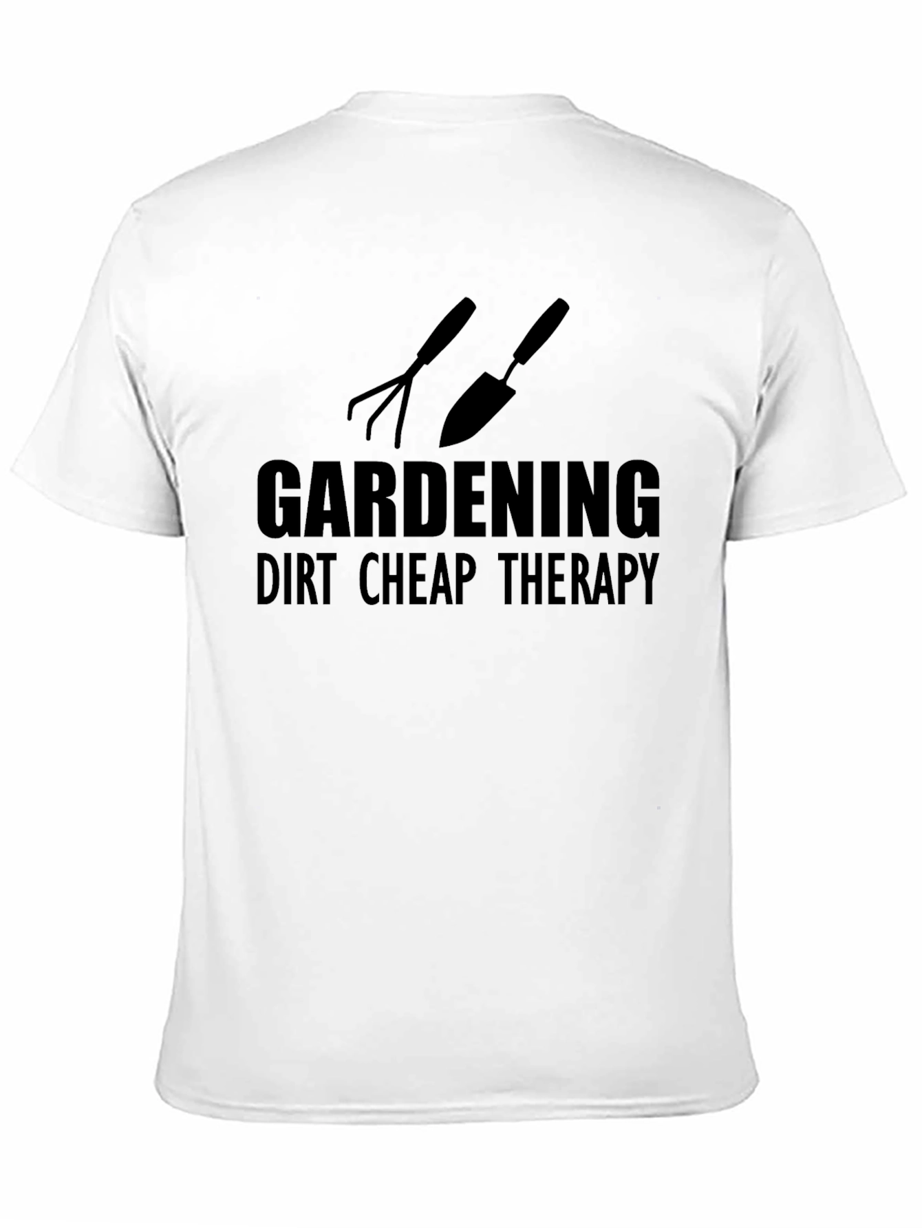 Gardening Therapy Graphic Tee - Relax and Dig In!