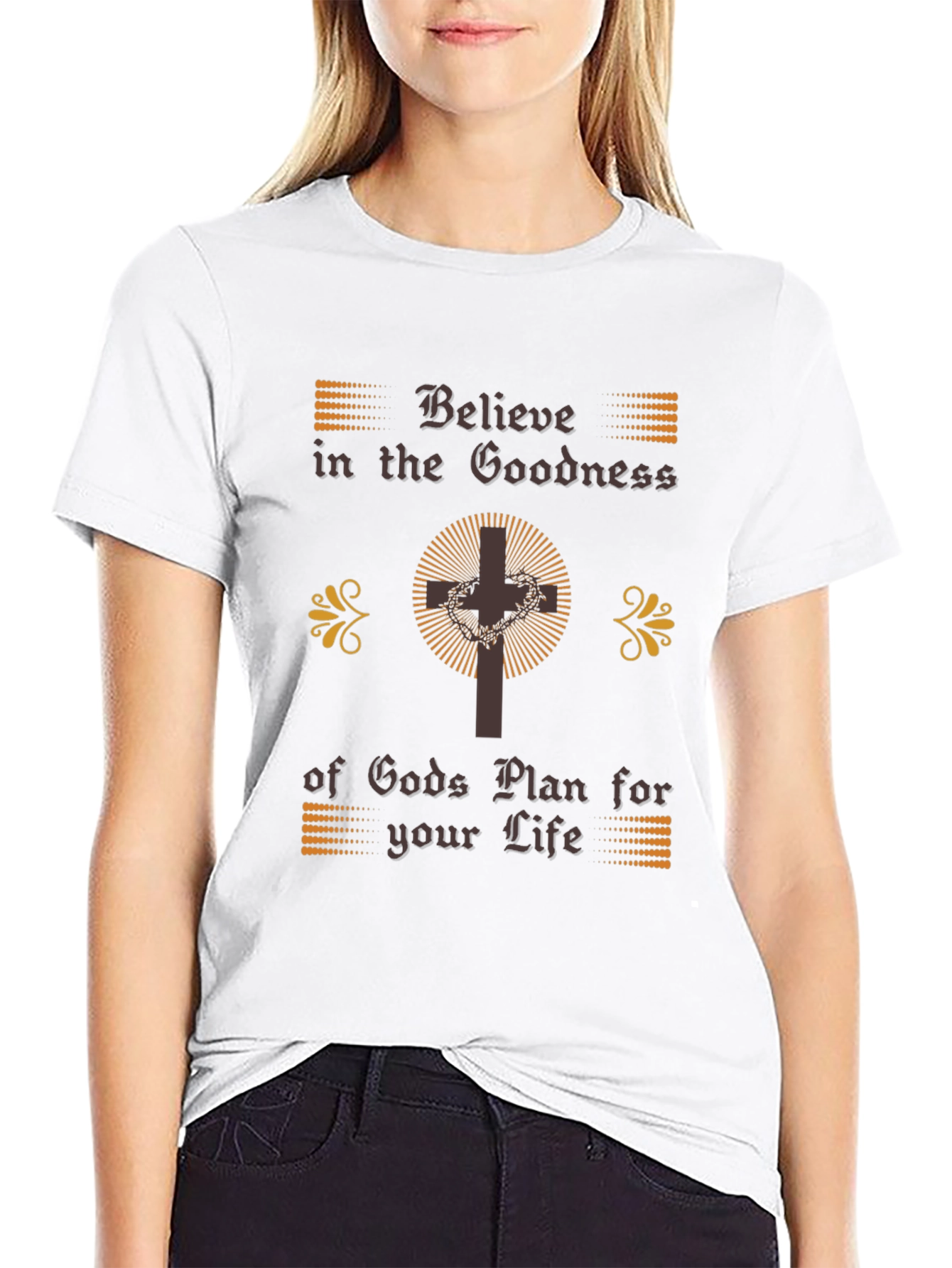 Believe in Goodness Graphic Tee Christian Inspired