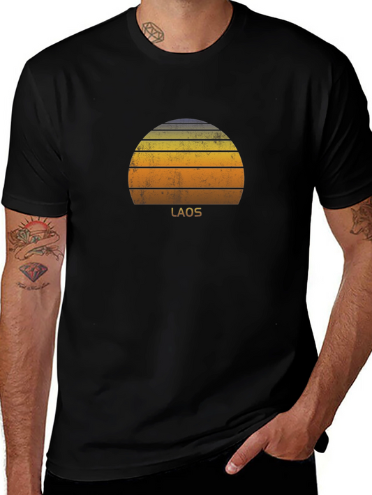 Vintage Laos Sunset T-Shirt