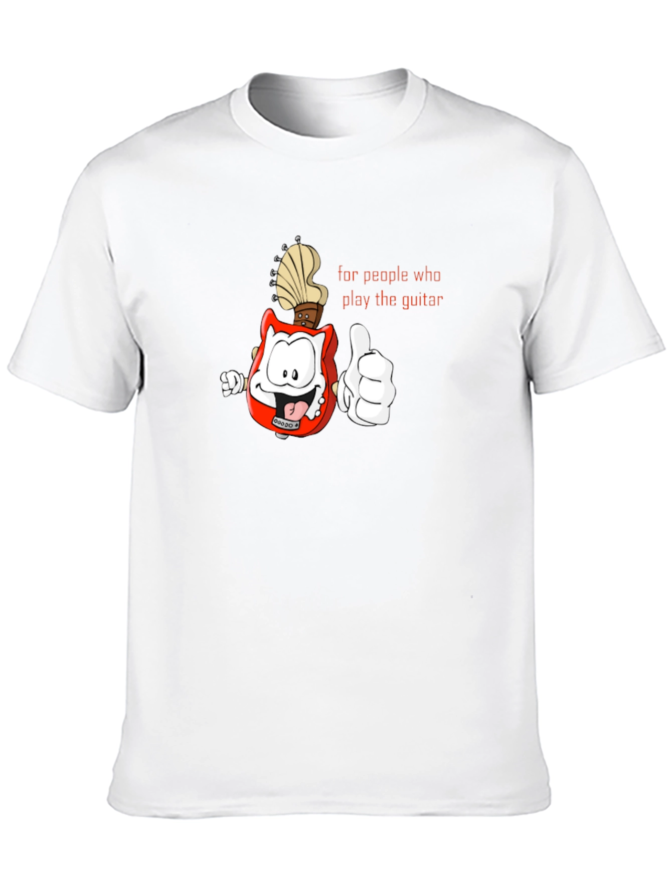 Guitar Player T-Shirt - Cartoon Guitar Character