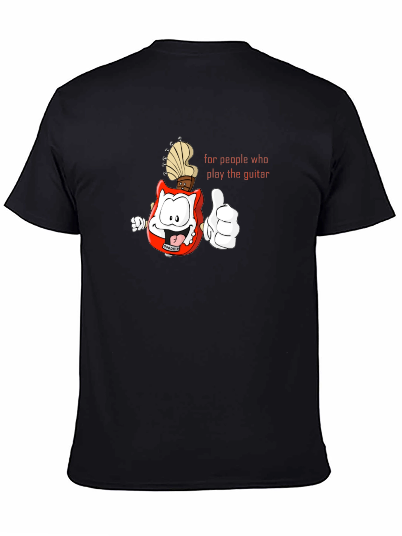 Guitar Player T-Shirt - Cartoon Guitar Character