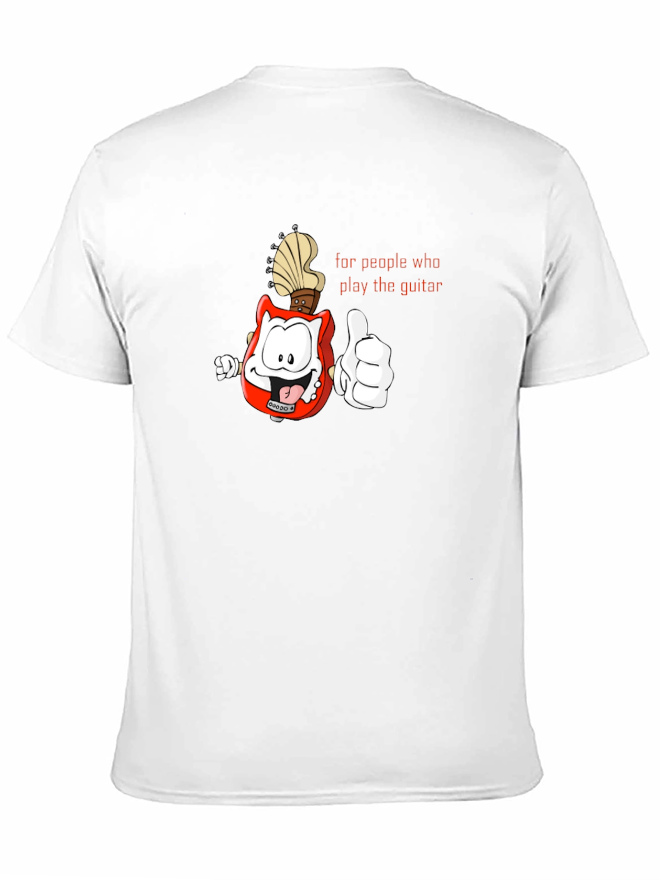 Guitar Player T-Shirt - Cartoon Guitar Character