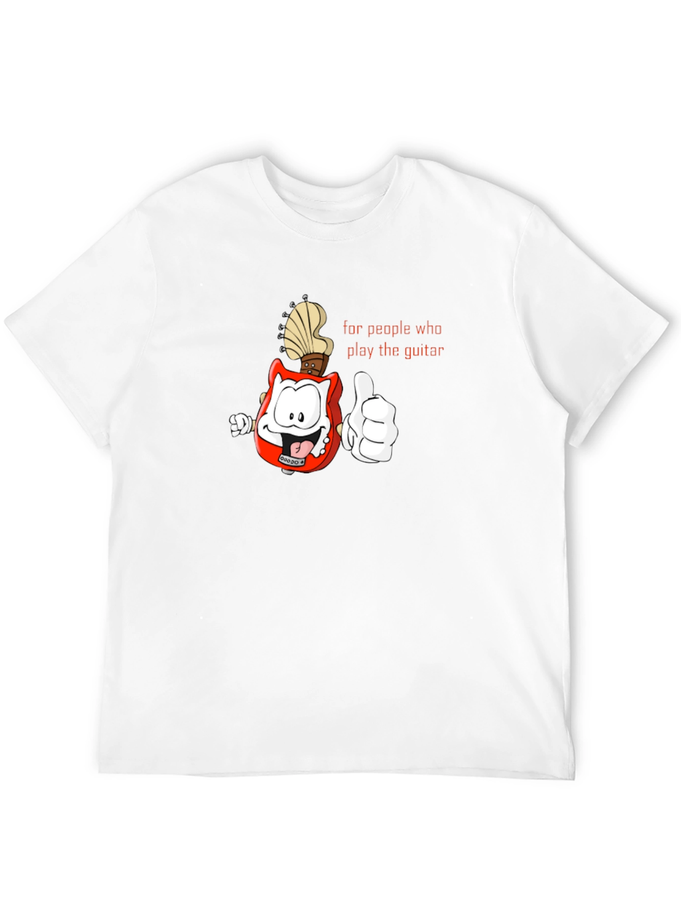 Guitar Player T-Shirt - Cartoon Guitar Character