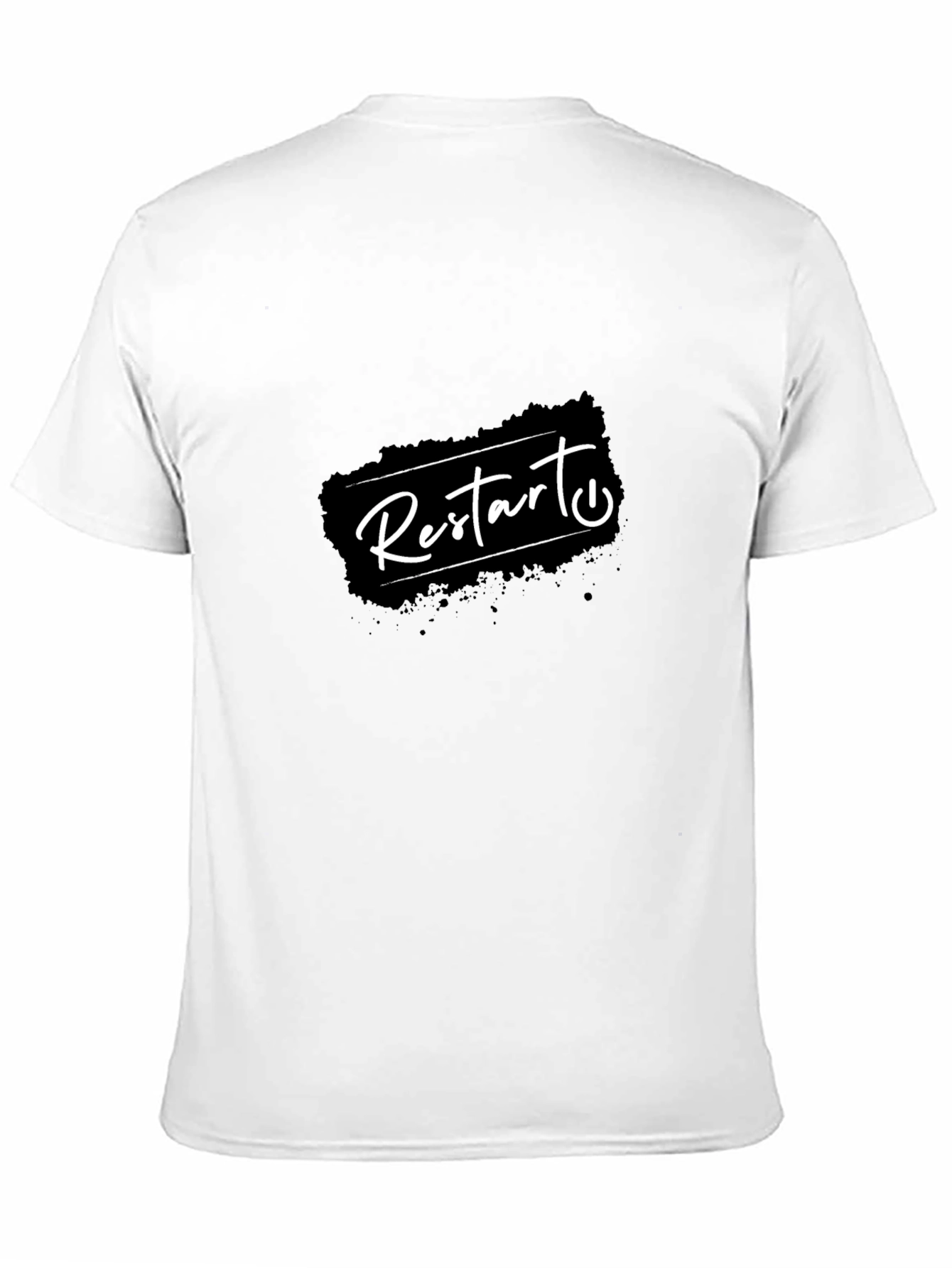Restart Graphic T-Shirt - Black