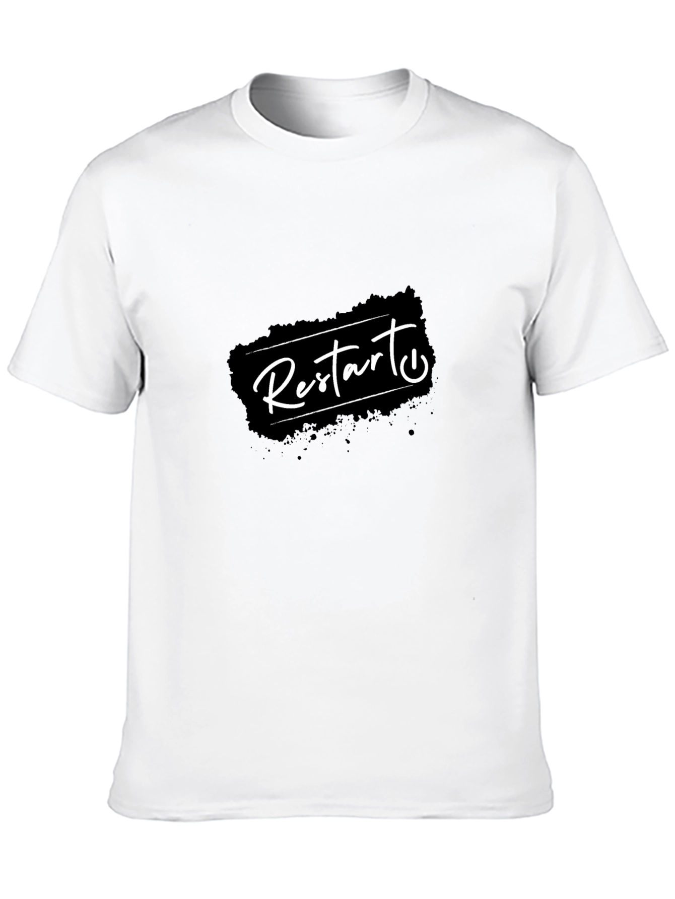 Restart Graphic T-Shirt - Black