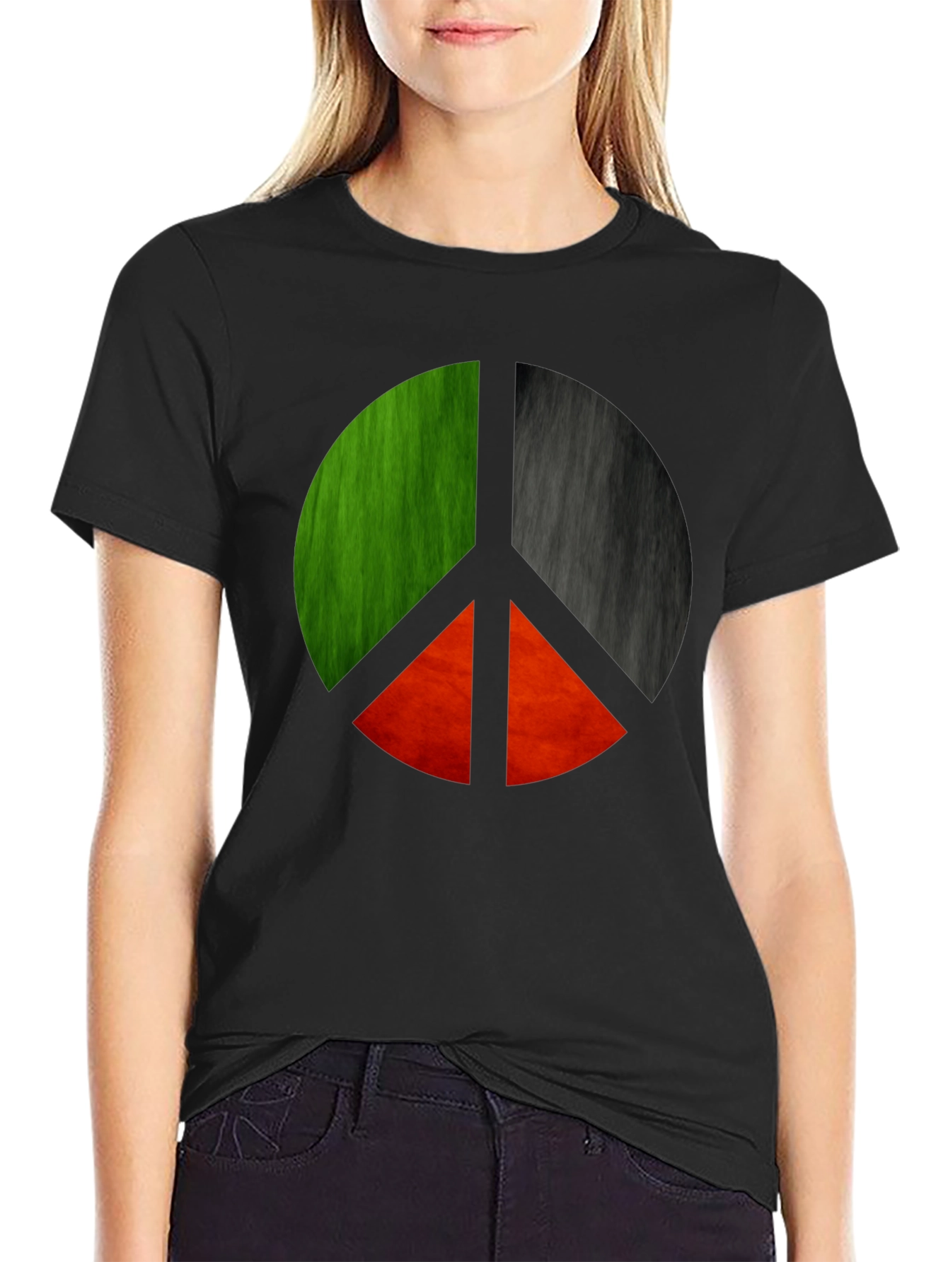 Peace Symbol Graphic Tee - Unique Design