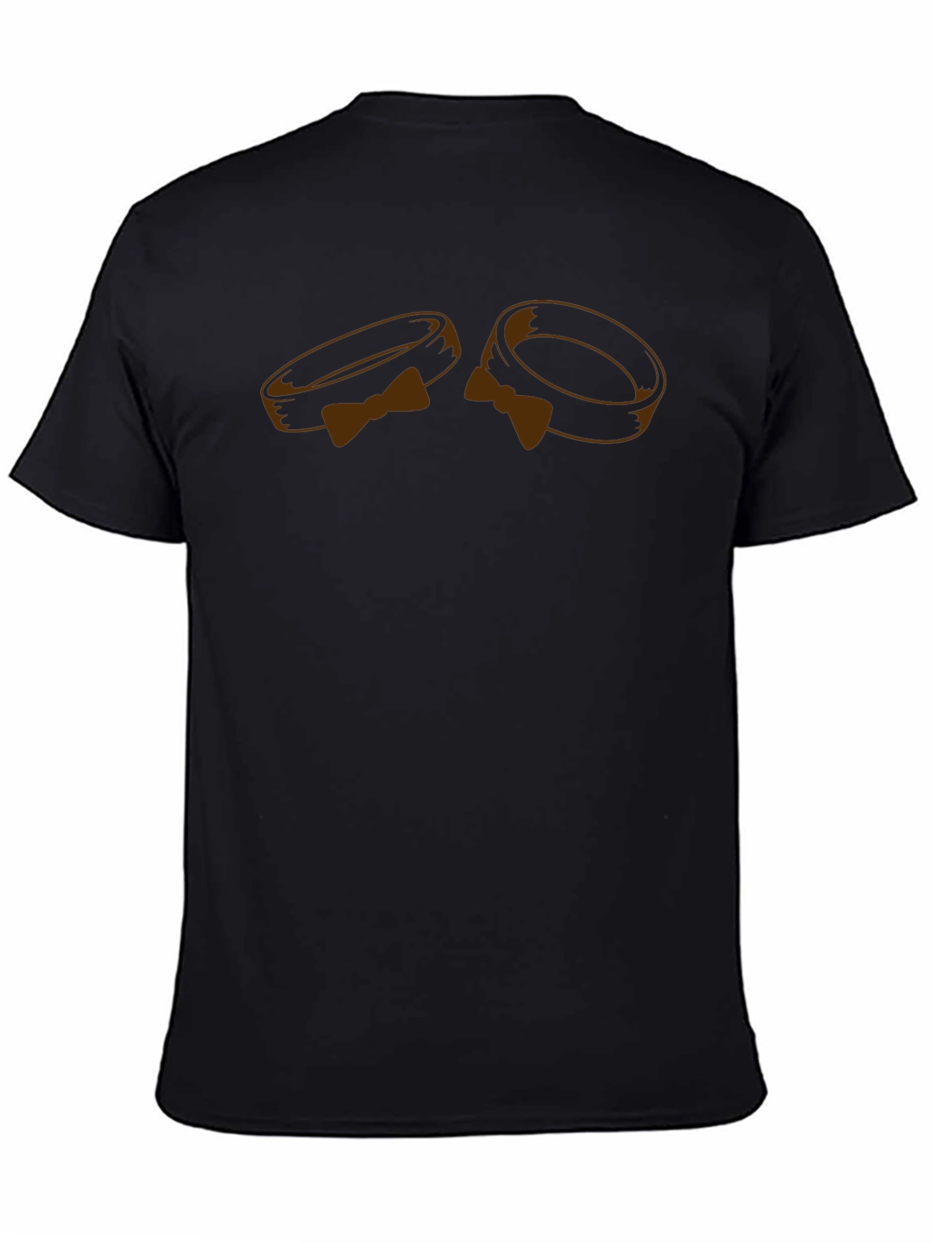 Stylish Bow Tie Rings Graphic Tee