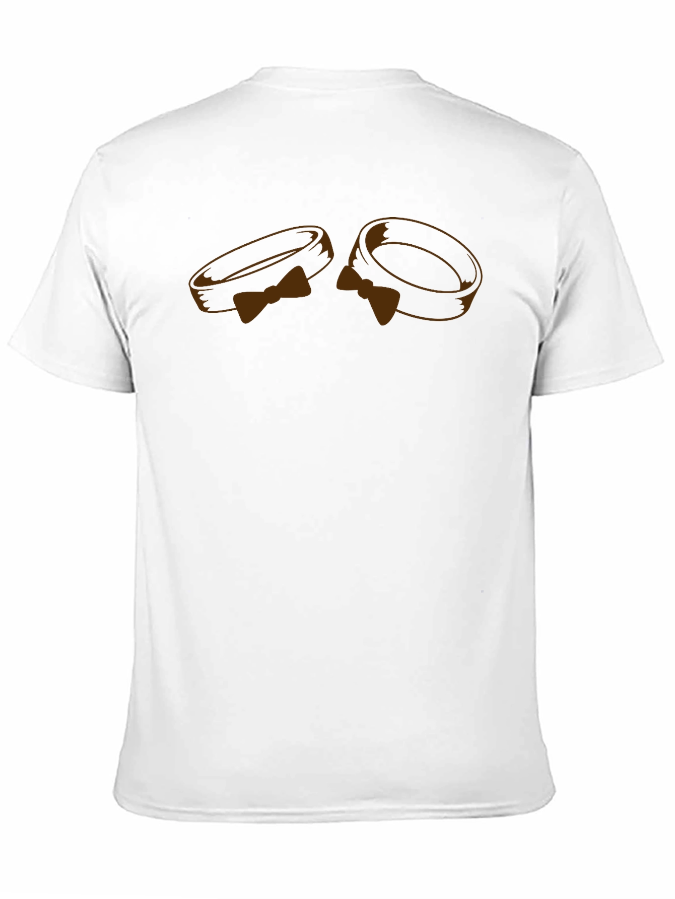 Stylish Bow Tie Rings Graphic Tee