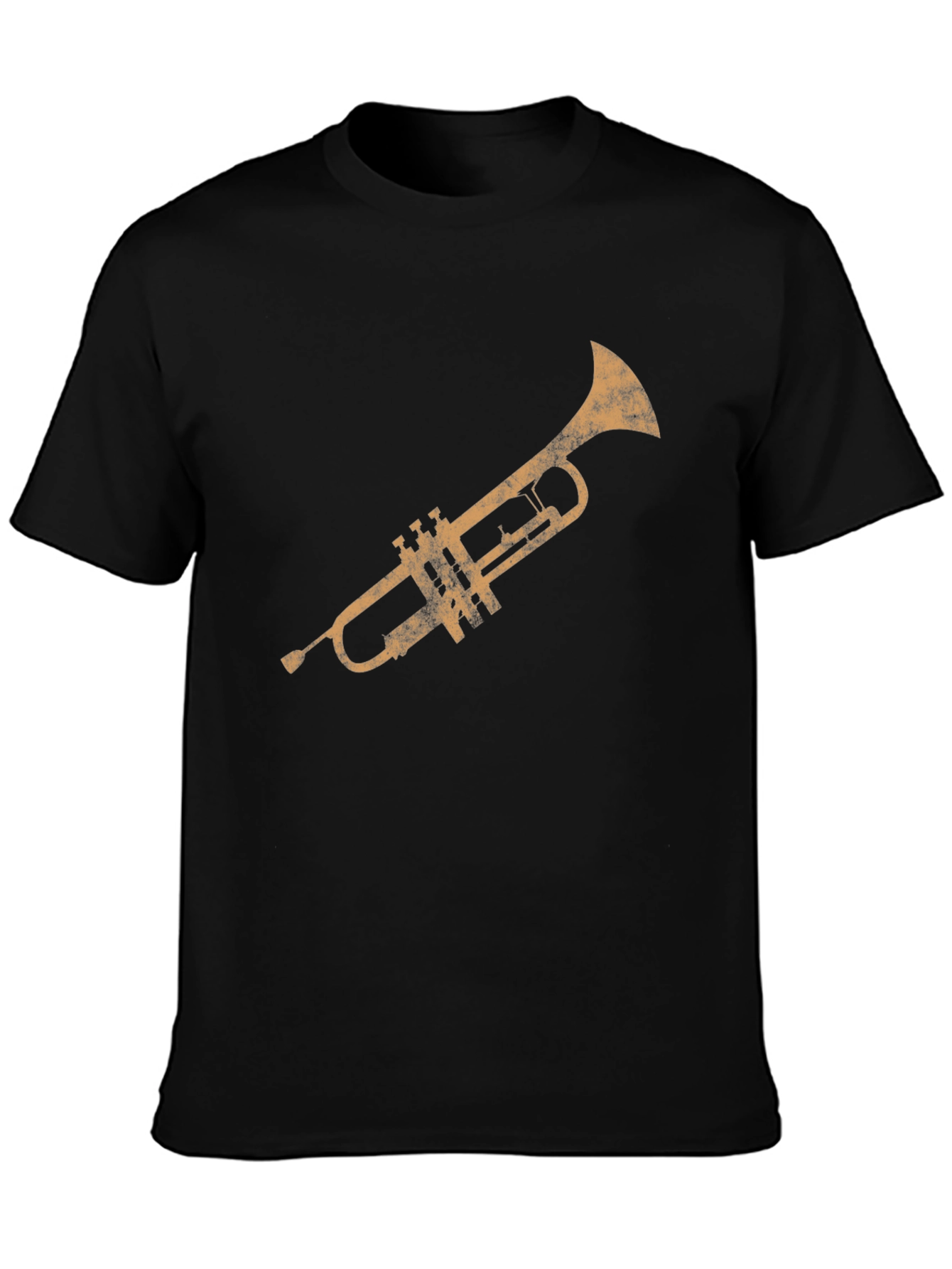 Trumpet Graphic Tee - Musicians Classic Black T-Shirt