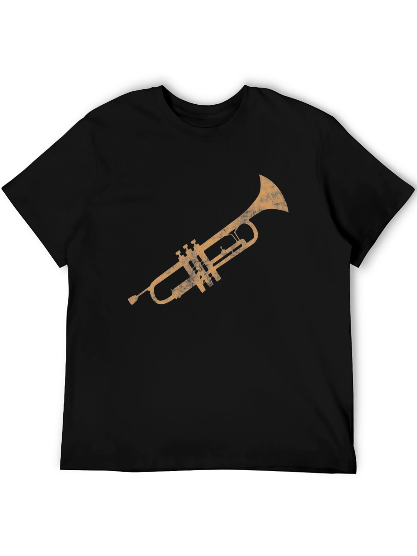 Trumpet Graphic Tee - Musicians Classic Black T-Shirt