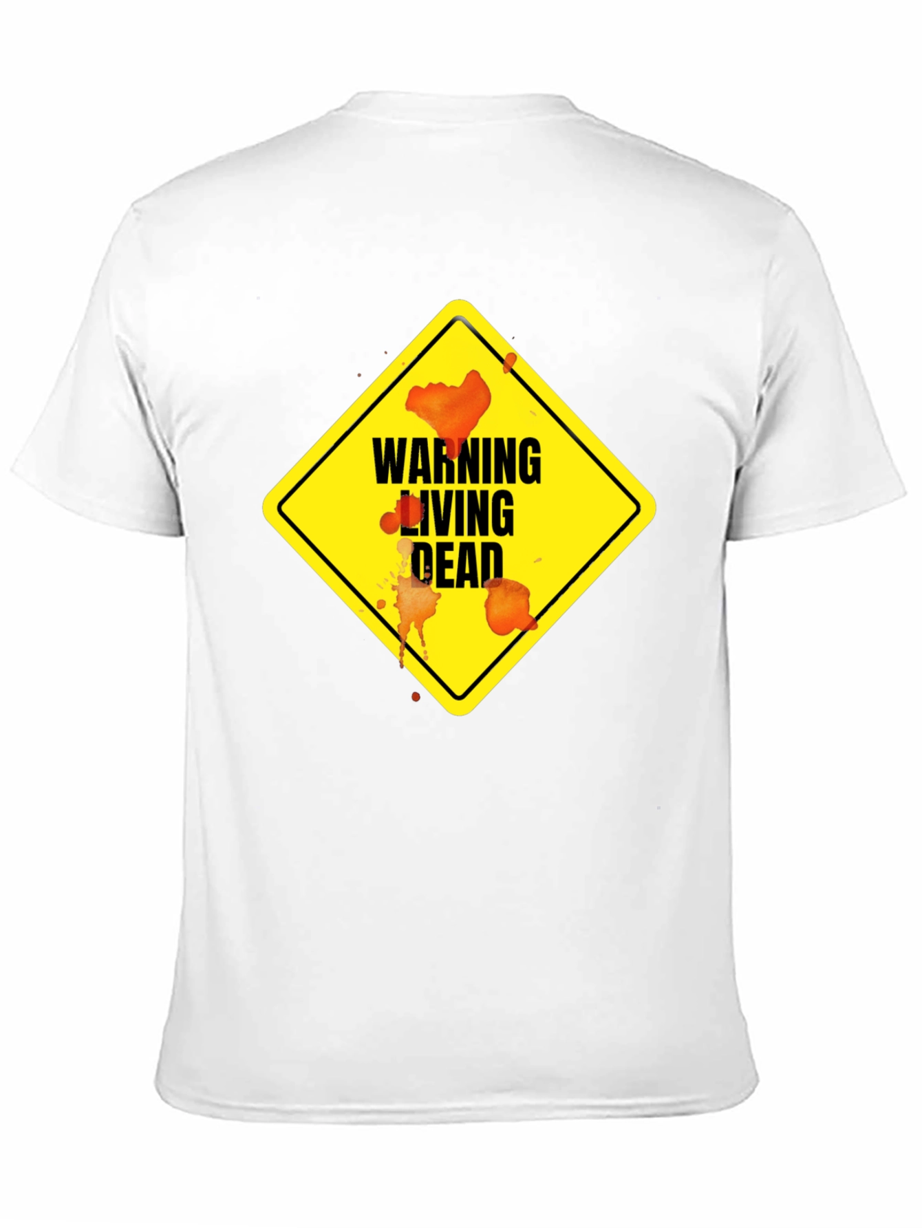 Warning Living Dead Zombie T-Shirt