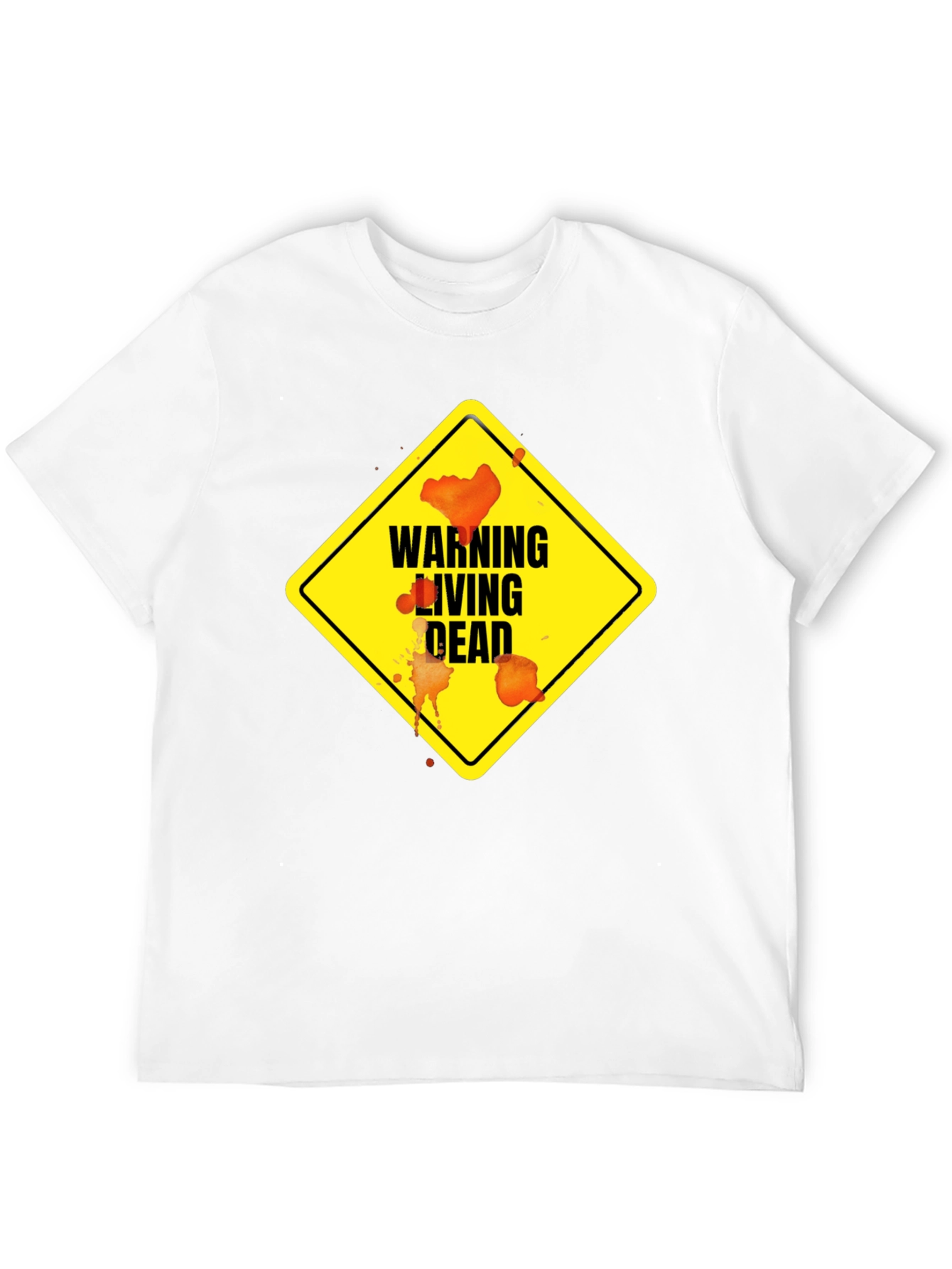 Warning Living Dead Zombie T-Shirt