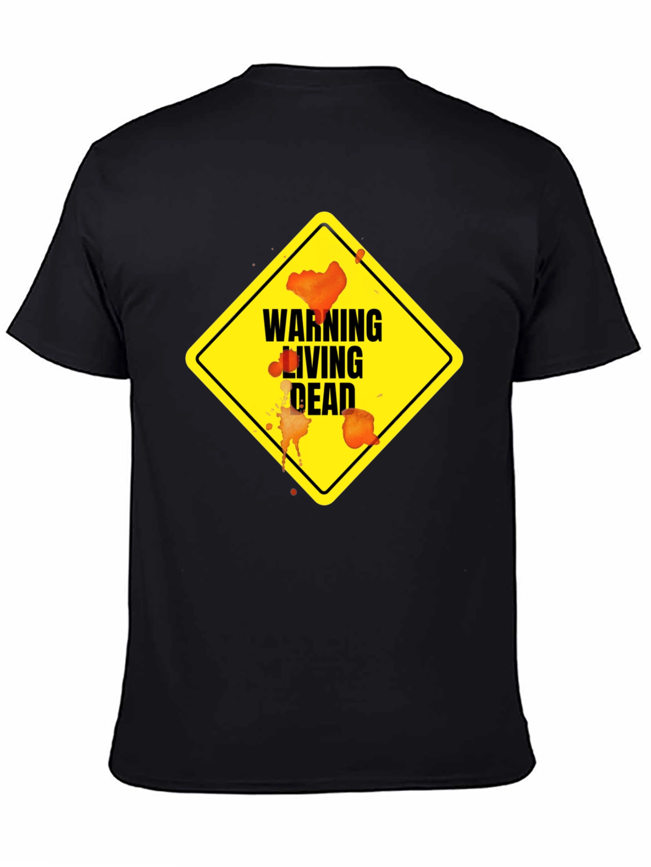 Warning Living Dead Zombie T-Shirt