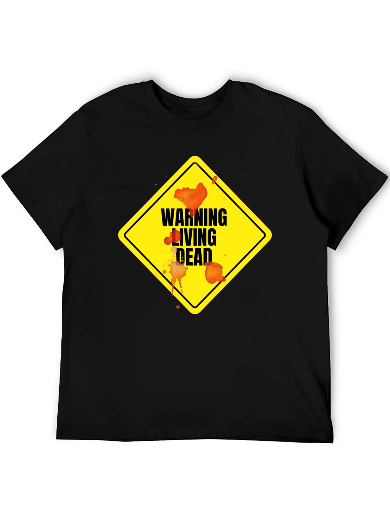 Warning Living Dead Zombie T-Shirt