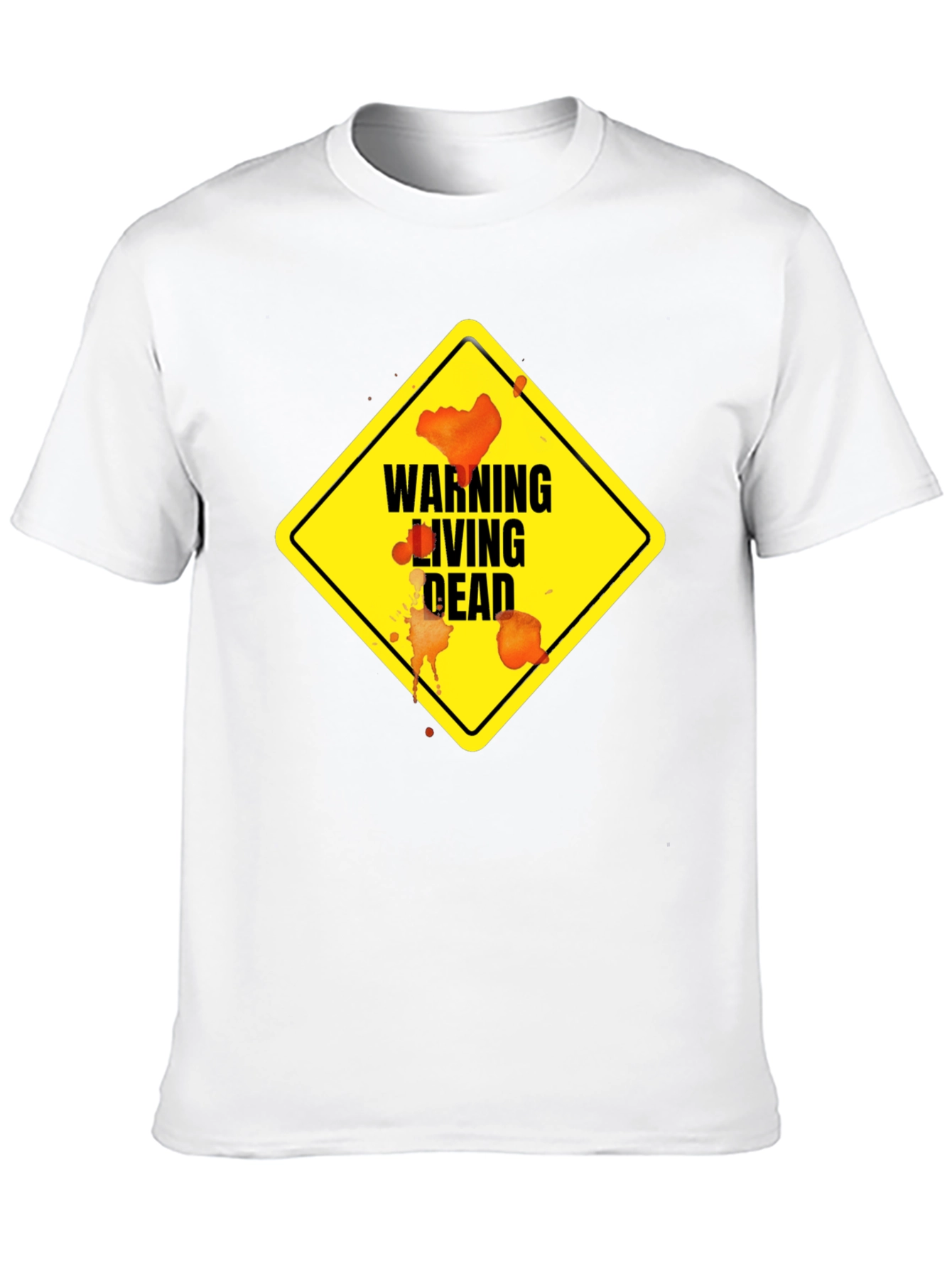 Warning Living Dead Zombie T-Shirt