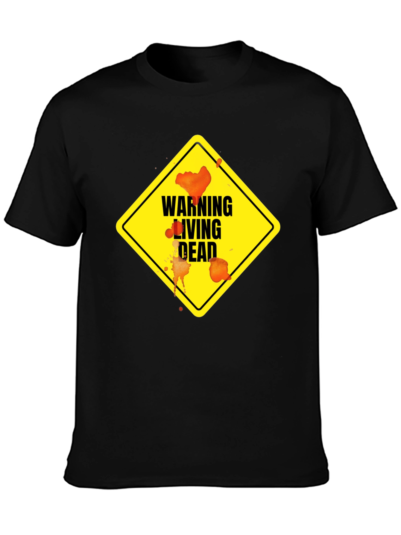 Warning Living Dead Zombie T-Shirt