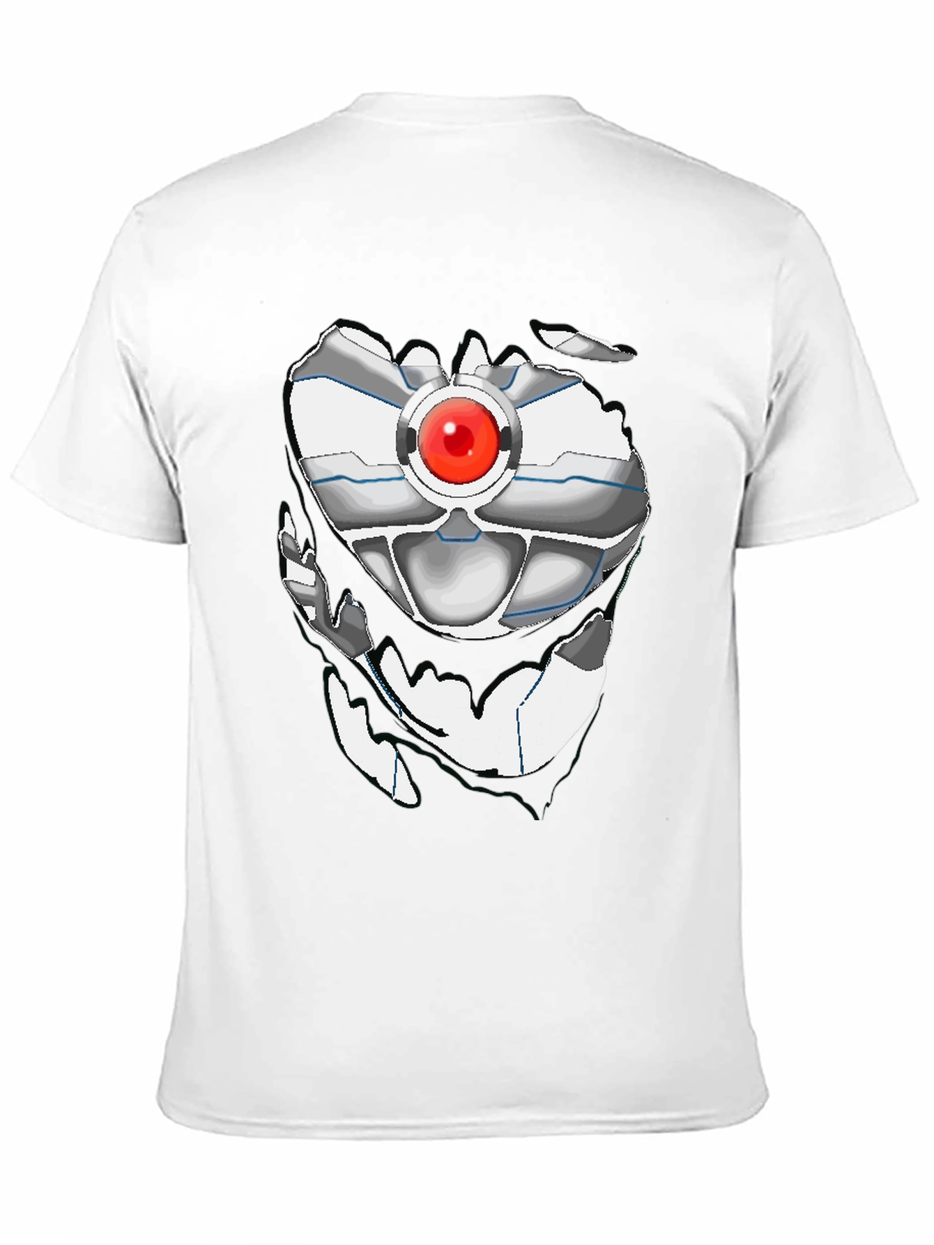 Robot Torso Graphic Black T-Shirt