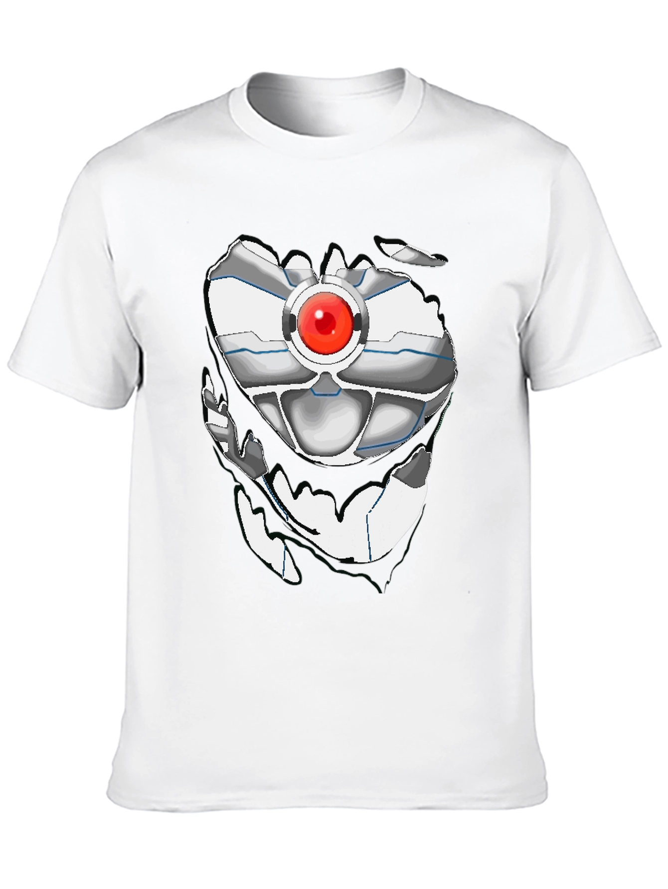 Robot Torso Graphic Black T-Shirt