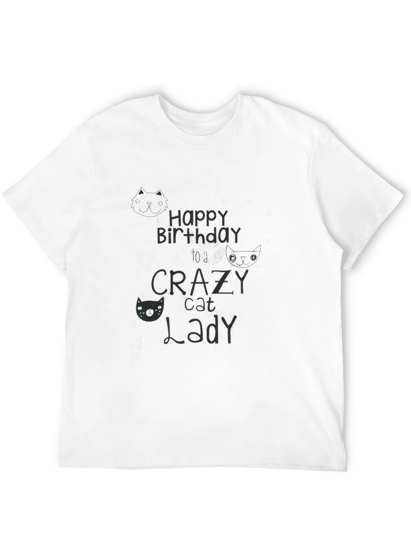 Crazy Cat Lady Birthday T-Shirt