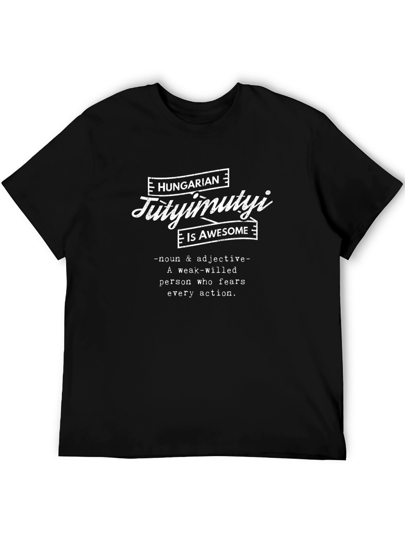Hungarian Tutyimutyi Graphic T-Shirt - Funny Definition Tee