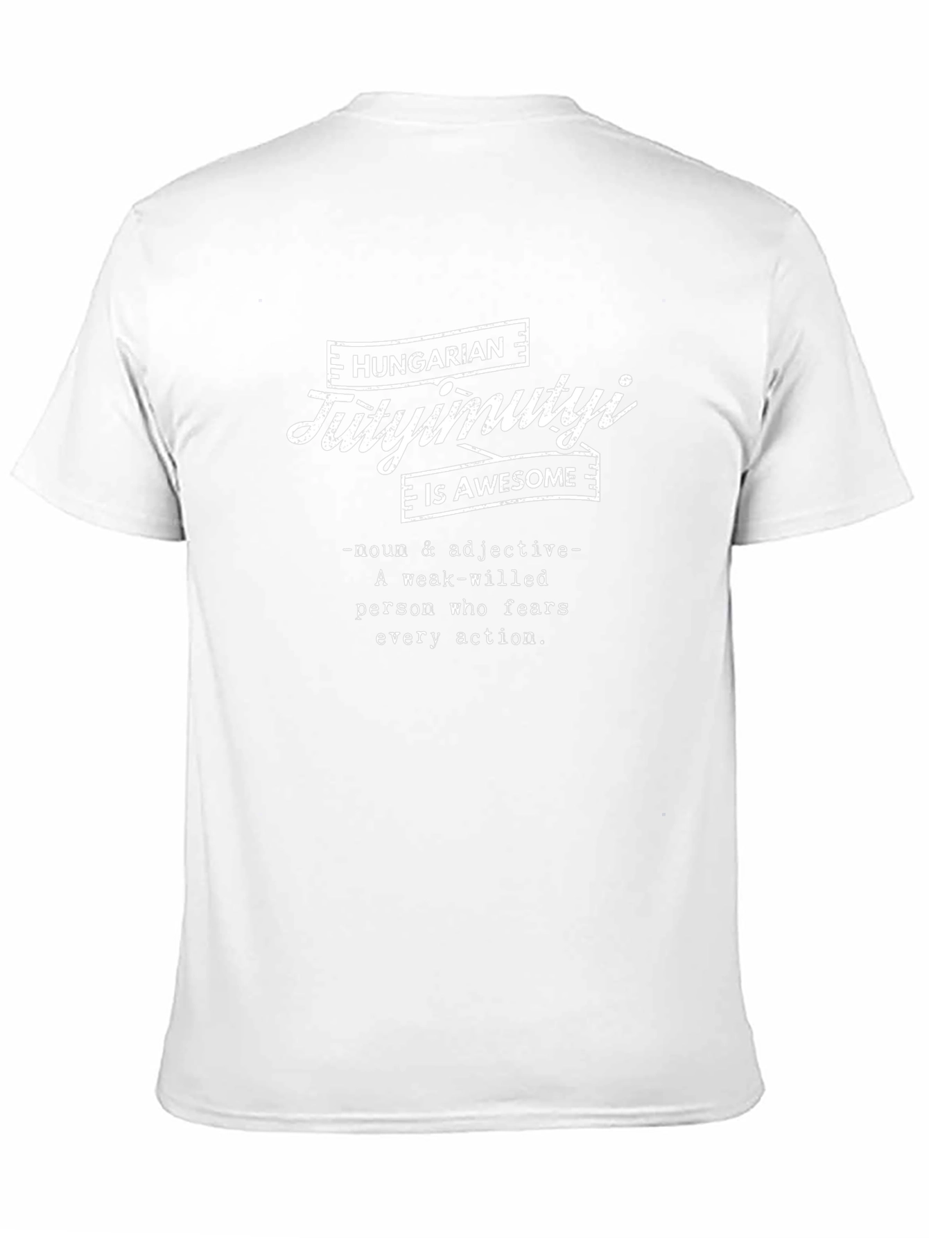 Hungarian Tutyimutyi Graphic T-Shirt - Funny Definition Tee