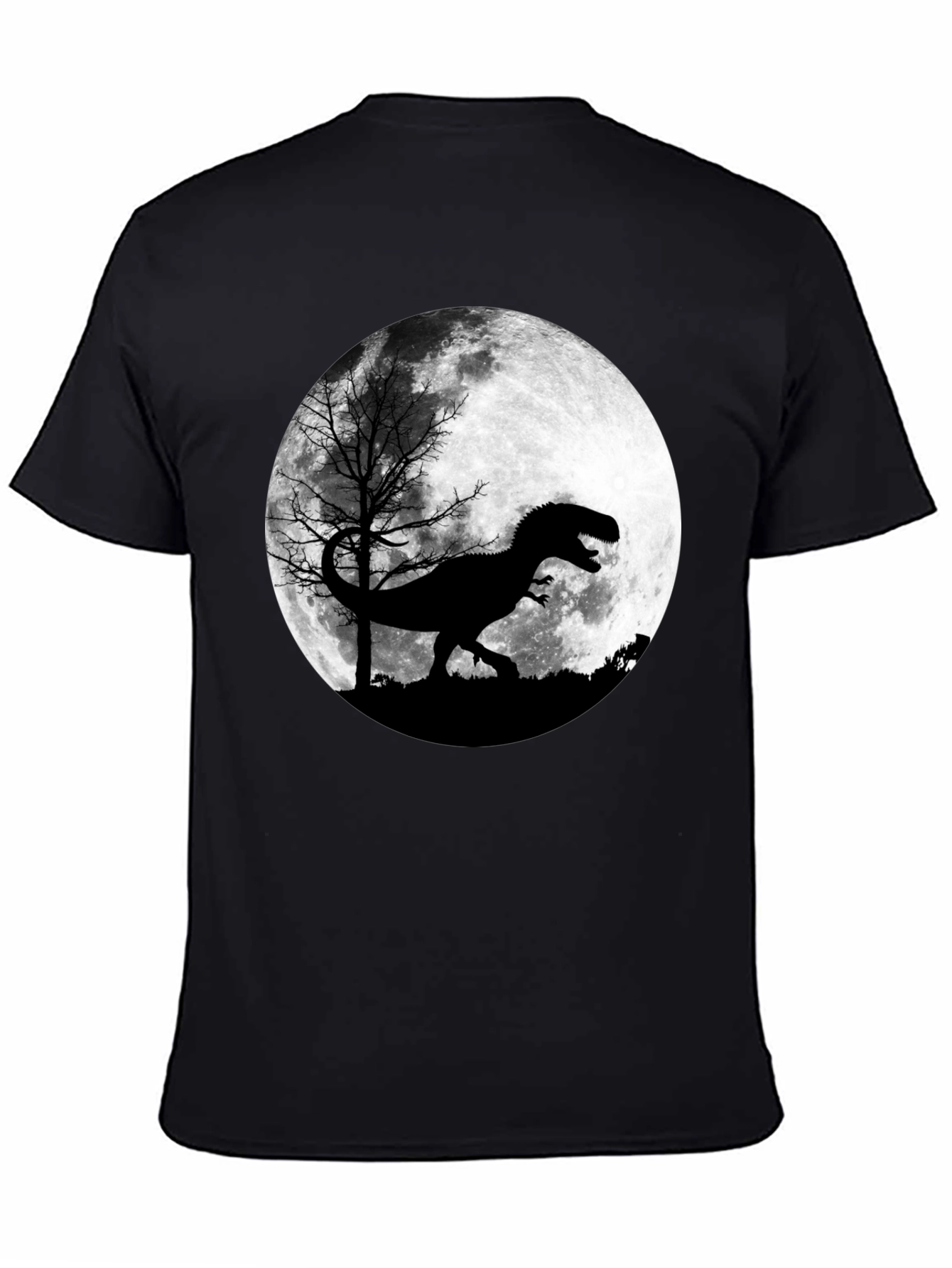 Dinosaur Moon Graphic T-Shirt