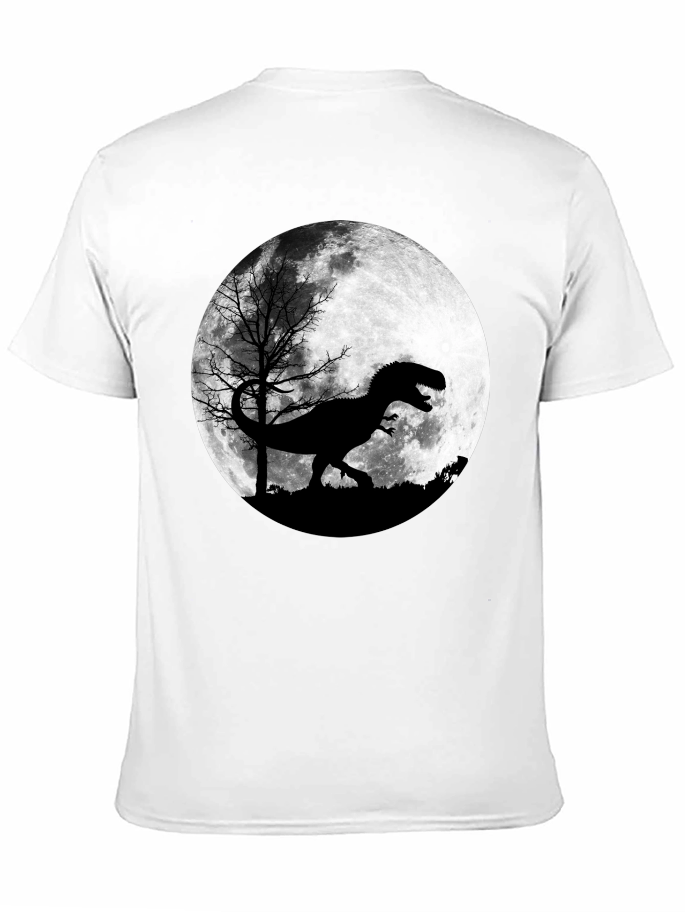 Dinosaur Moon Graphic T-Shirt