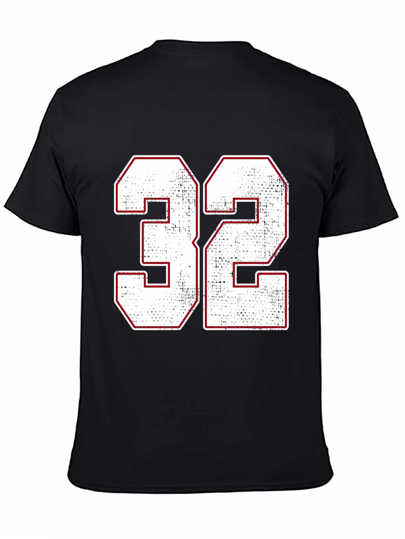 Number 32 Graphic T-Shirt - Black