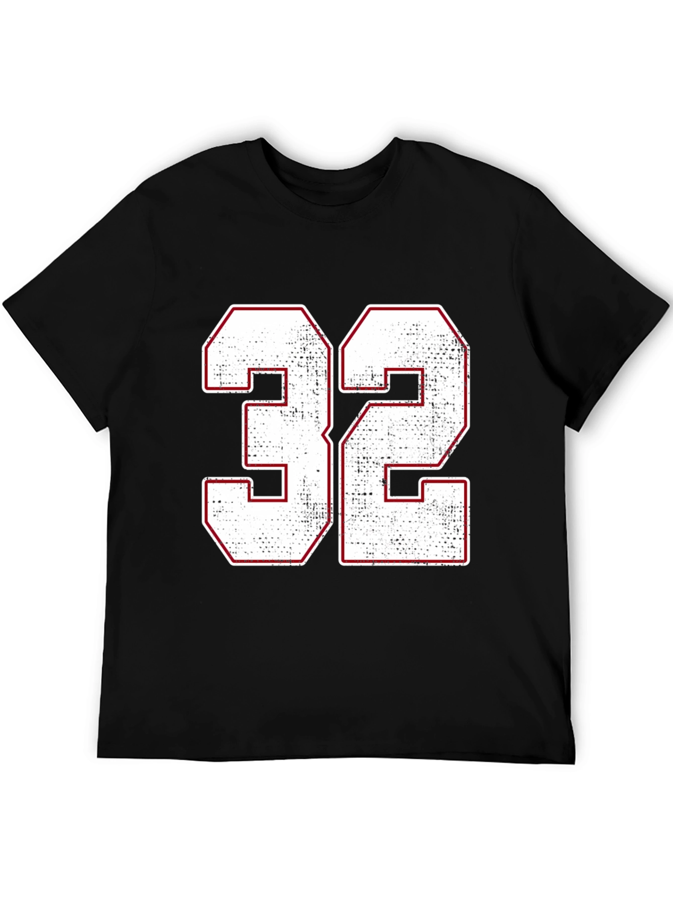 Number 32 Graphic T-Shirt - Black