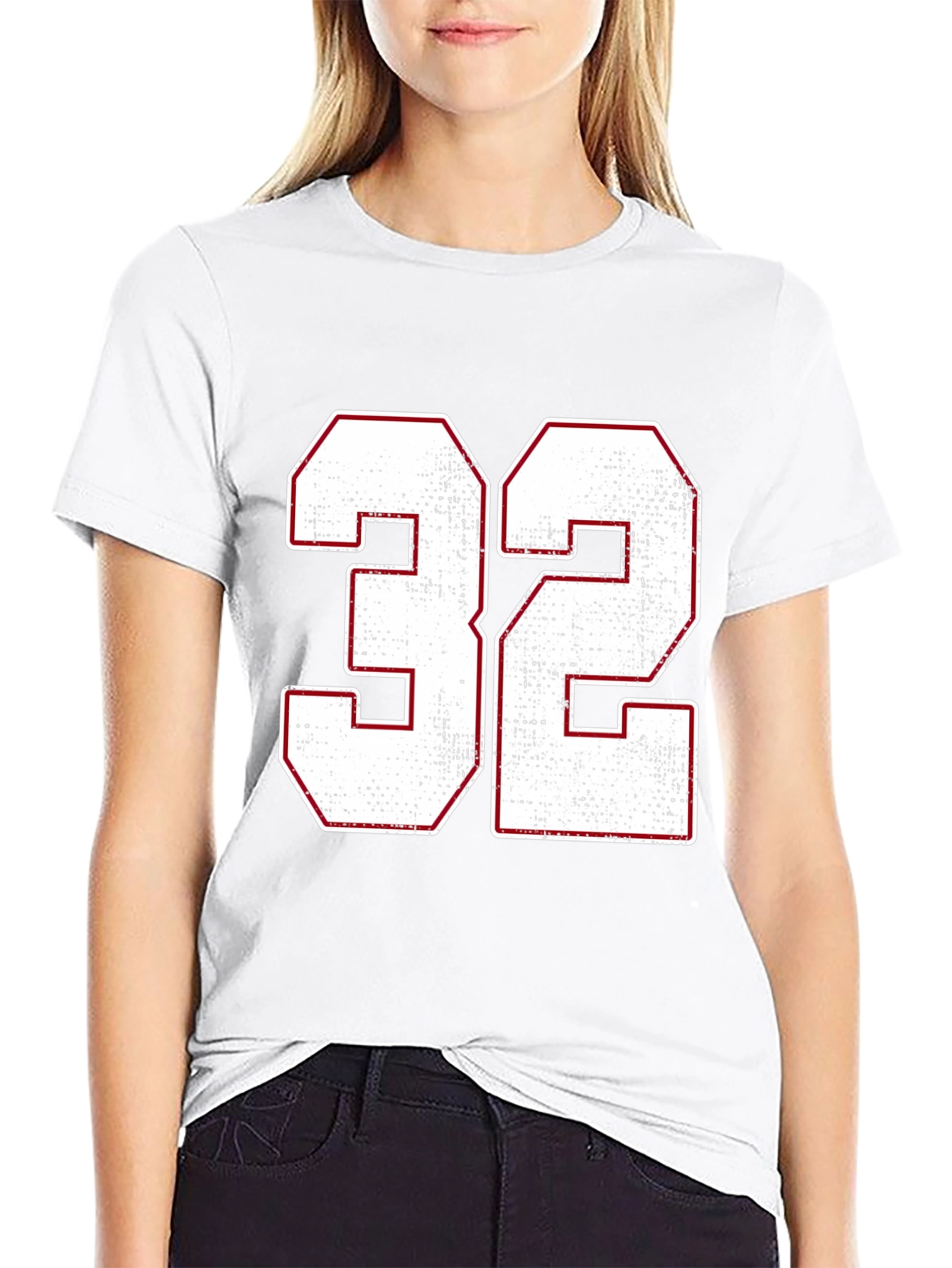 Number 32 Graphic T-Shirt - Black