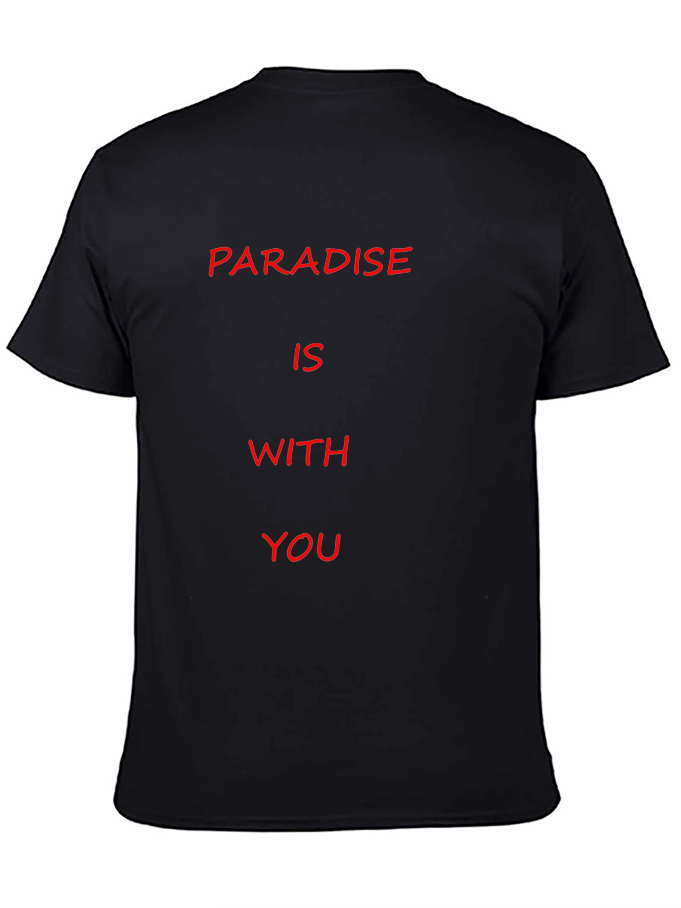 Paradise is With You Graphic Tee - Black