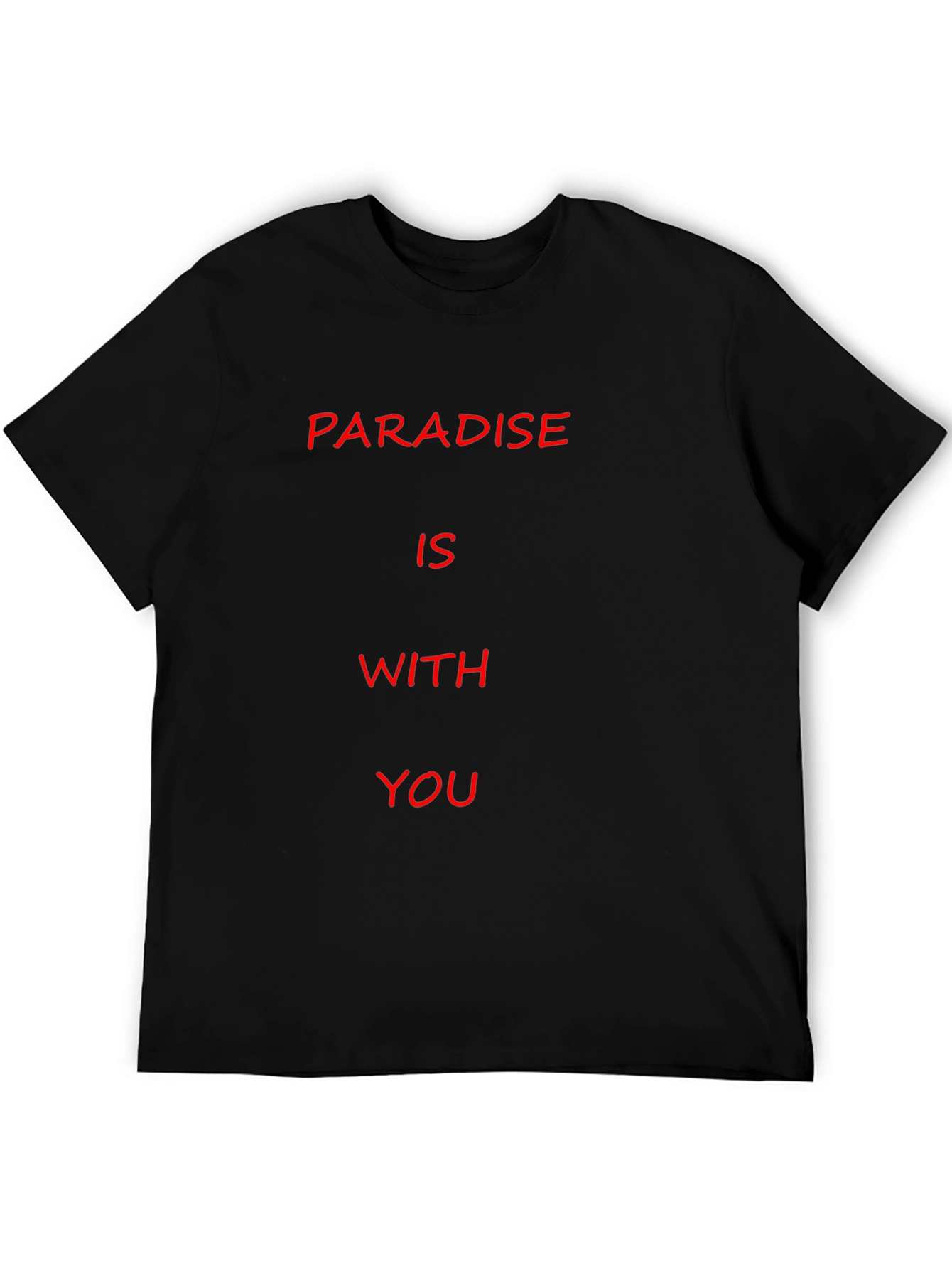 Paradise is With You Graphic Tee - Black