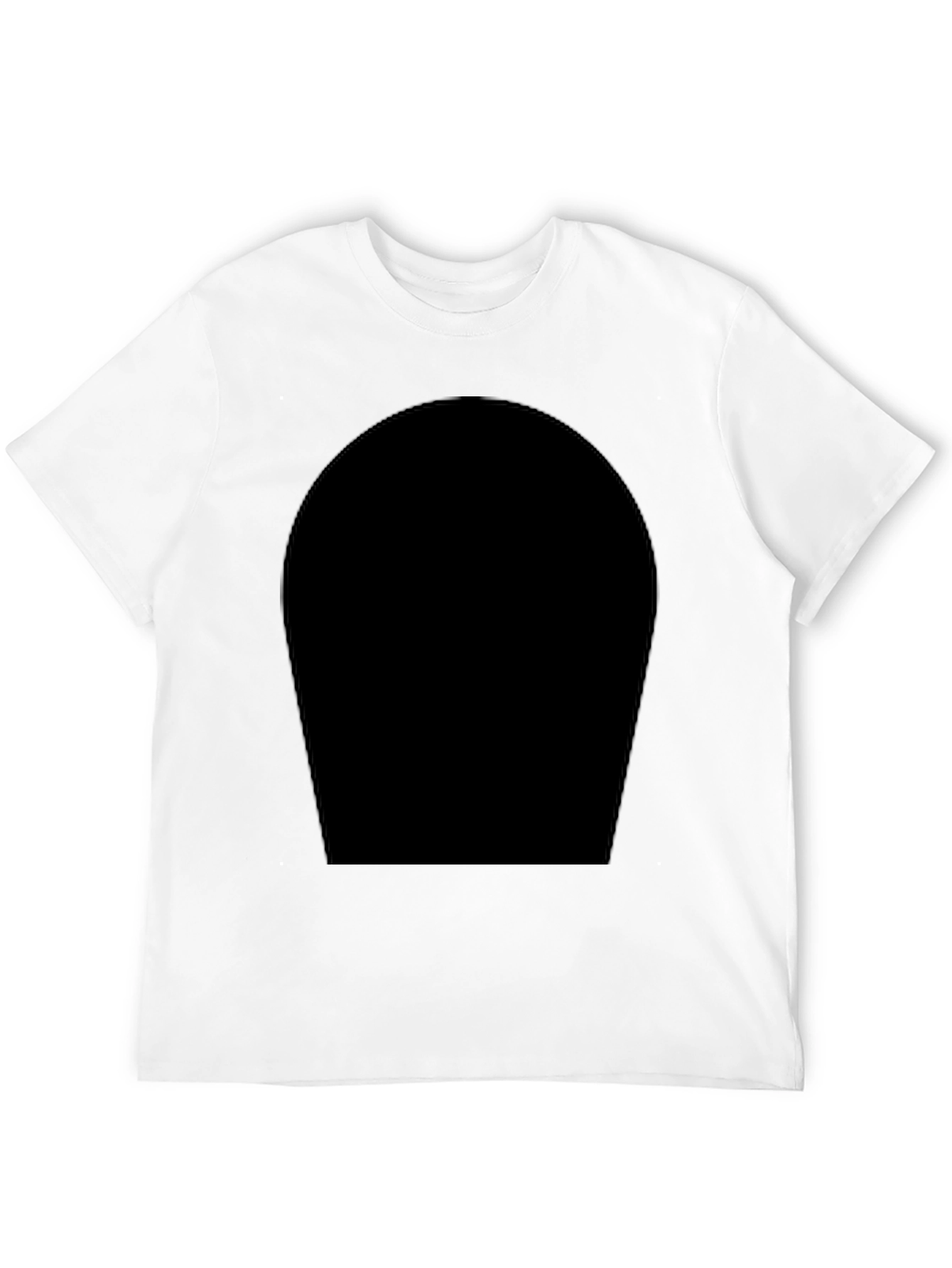 Mens Black Crew Neck T-Shirt - Modern Style
