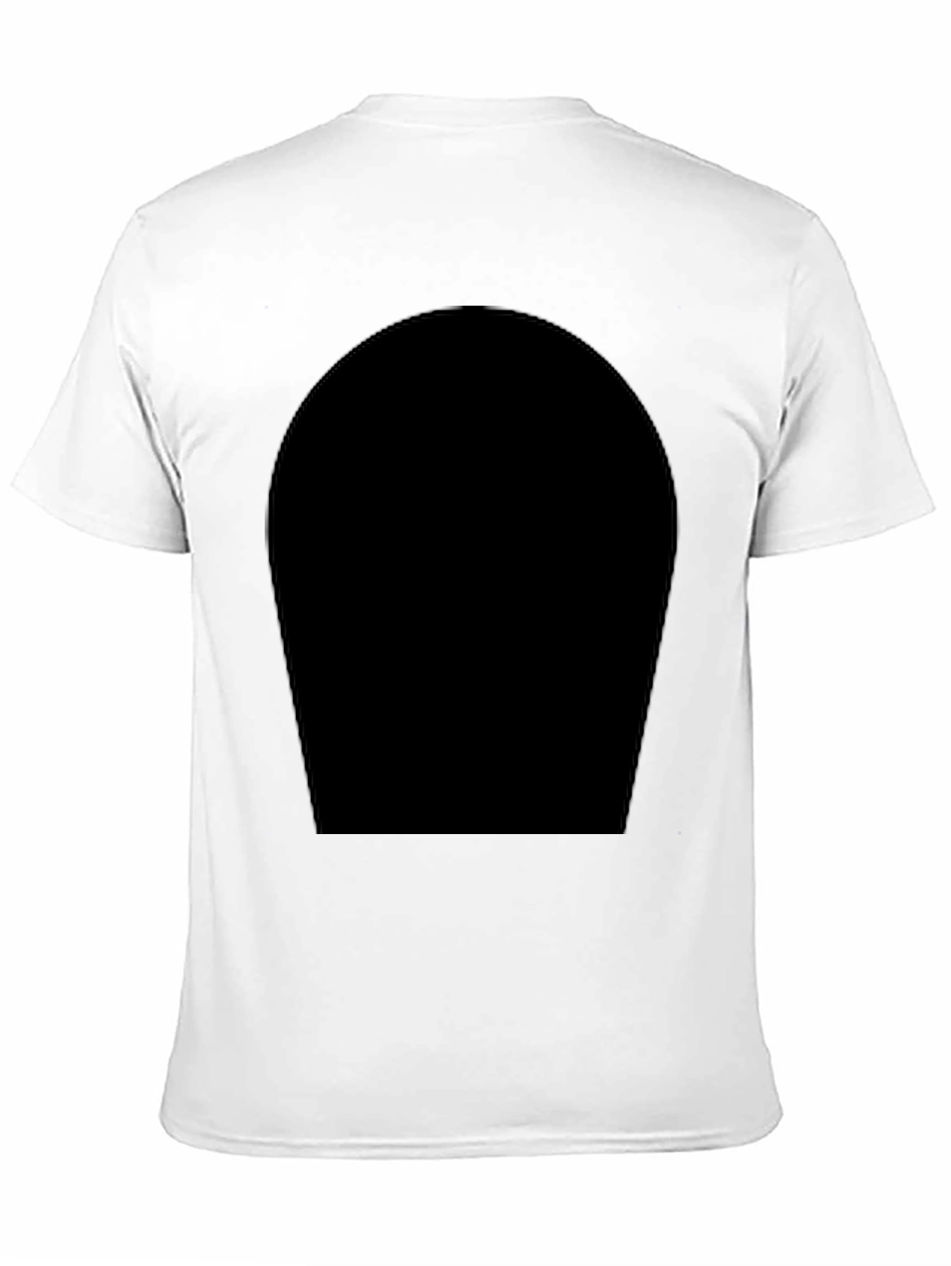 Mens Black Crew Neck T-Shirt - Modern Style
