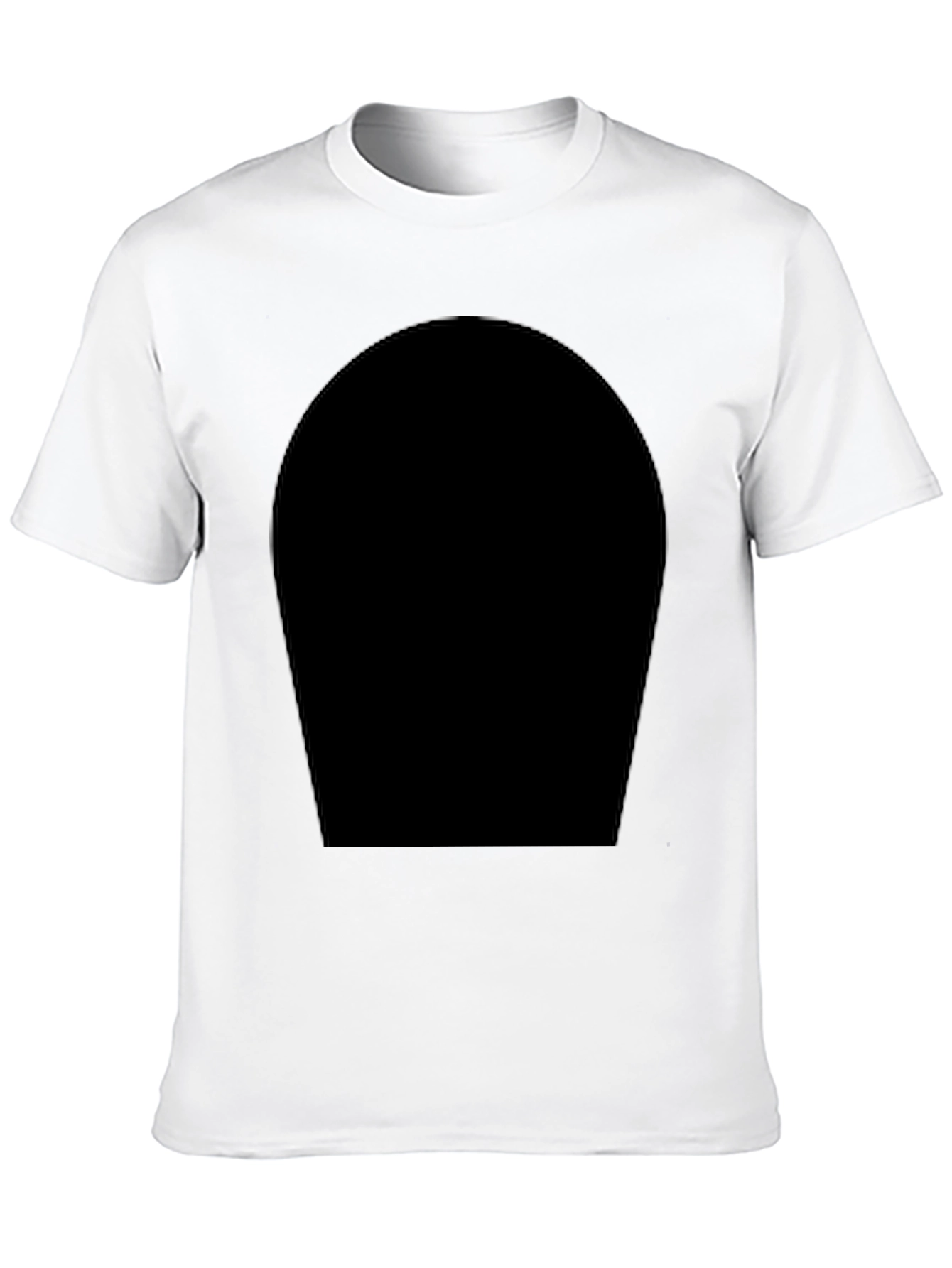 Mens Black Crew Neck T-Shirt - Modern Style